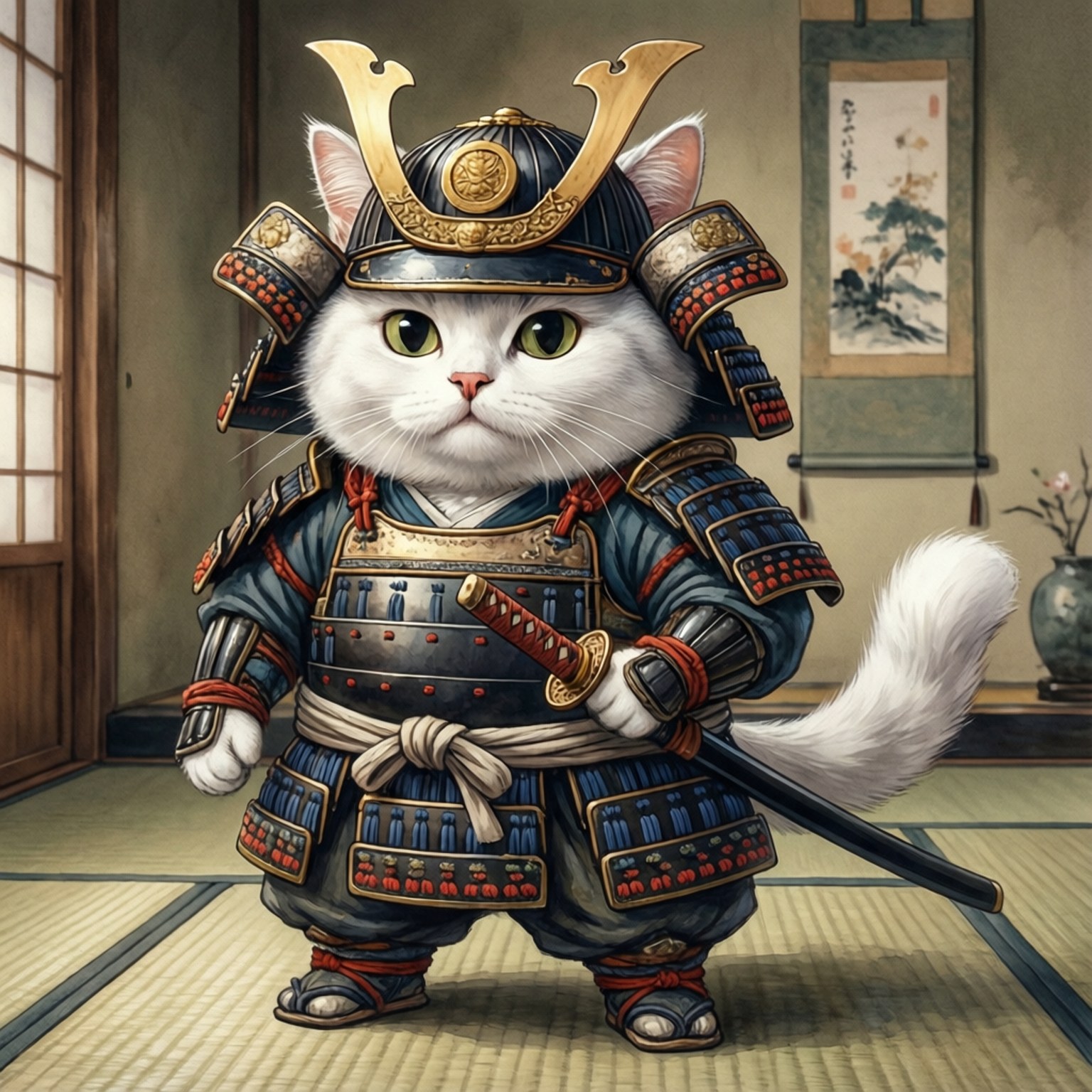 武士猫 壁纸