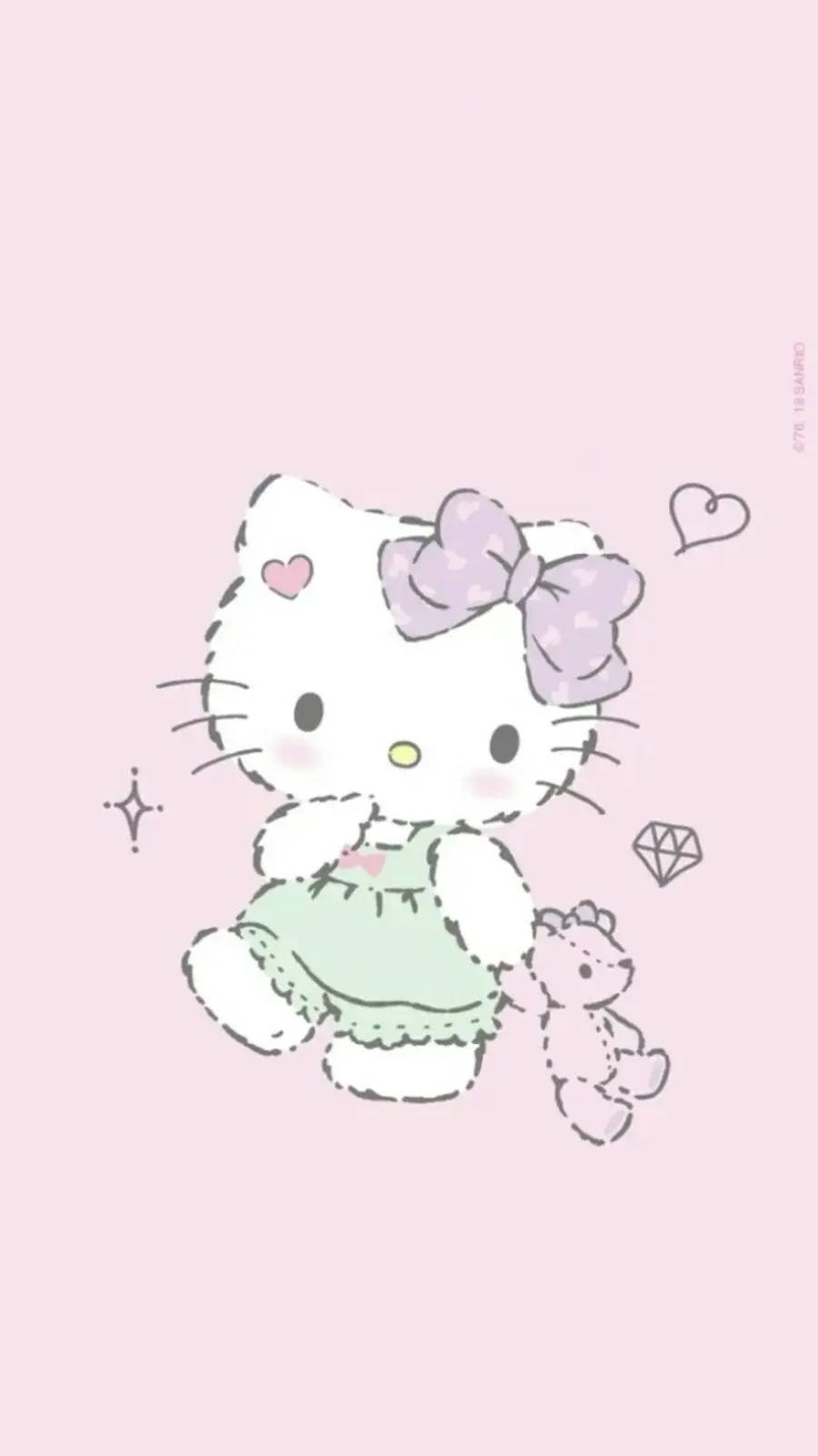 毛绒卡通凯蒂猫头像
