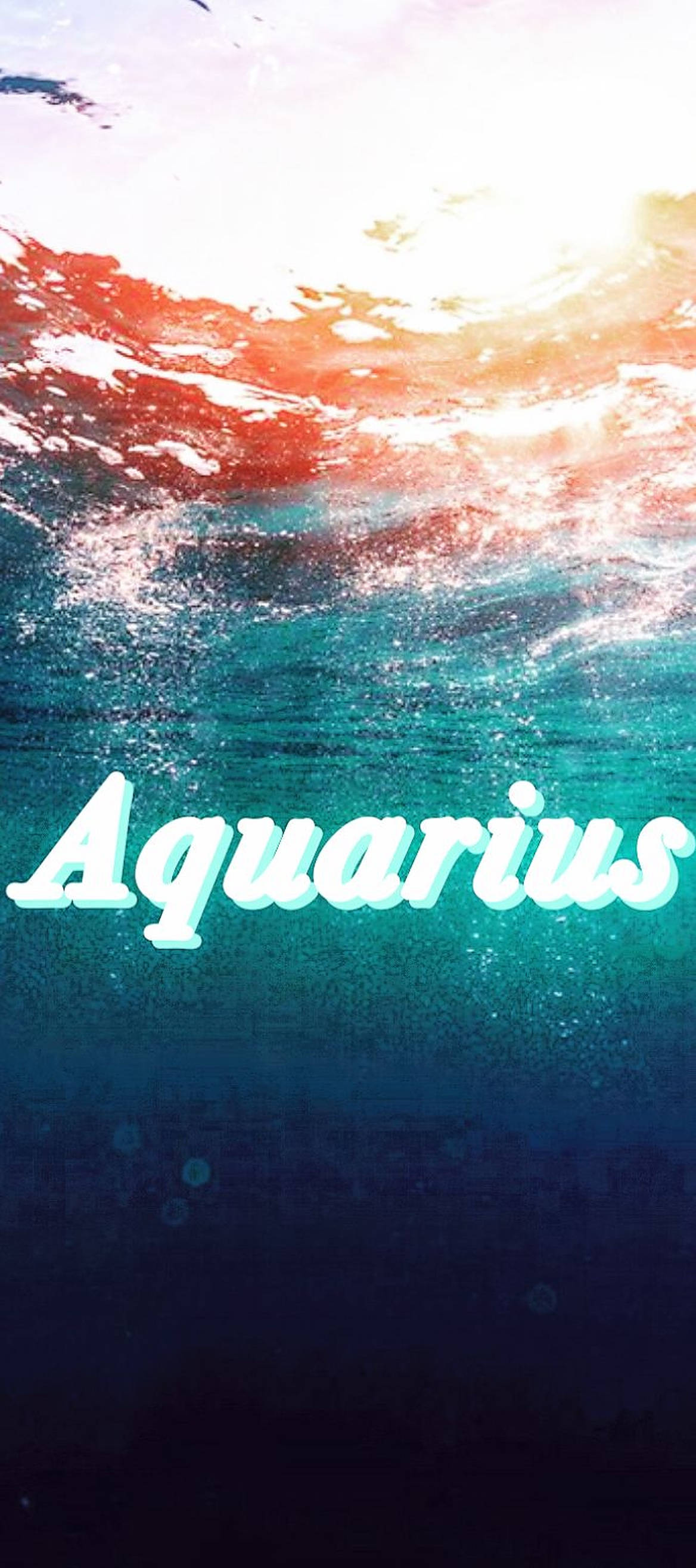 深海水瓶座星座 壁纸