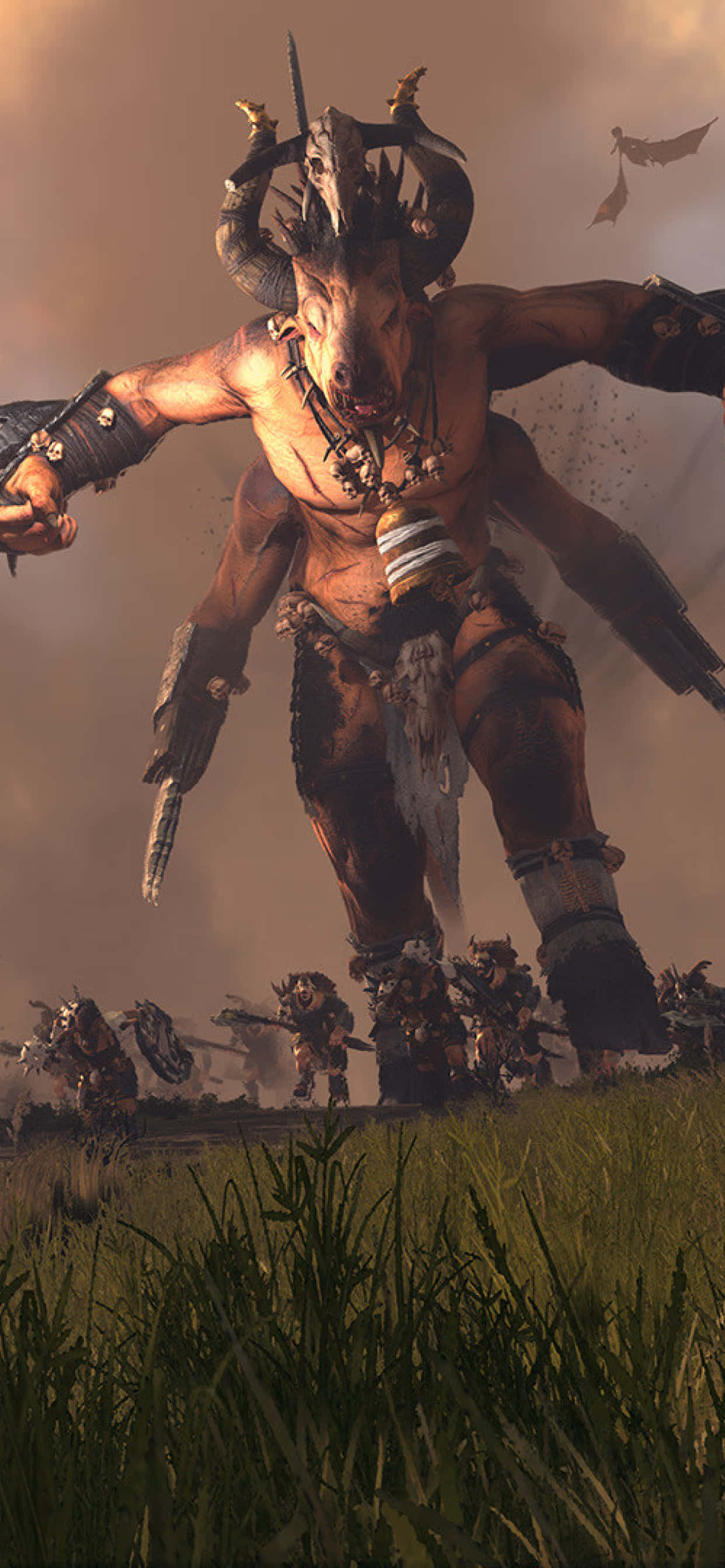 在iPhone X上沉浸于史诗策略游戏《Total War: Warhammer》 壁纸