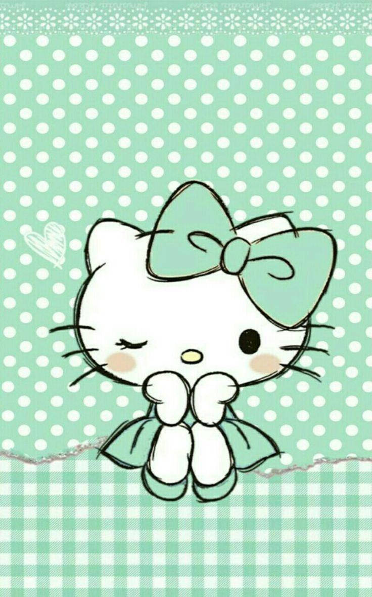 波点凯蒂猫美学 壁纸