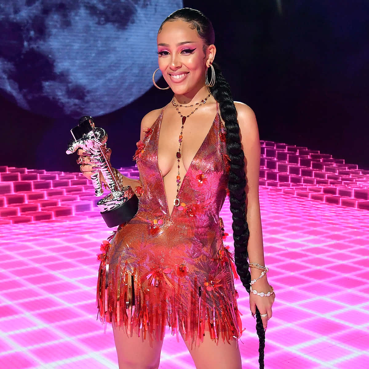 流行巨星Doja Cat现场表演 壁纸