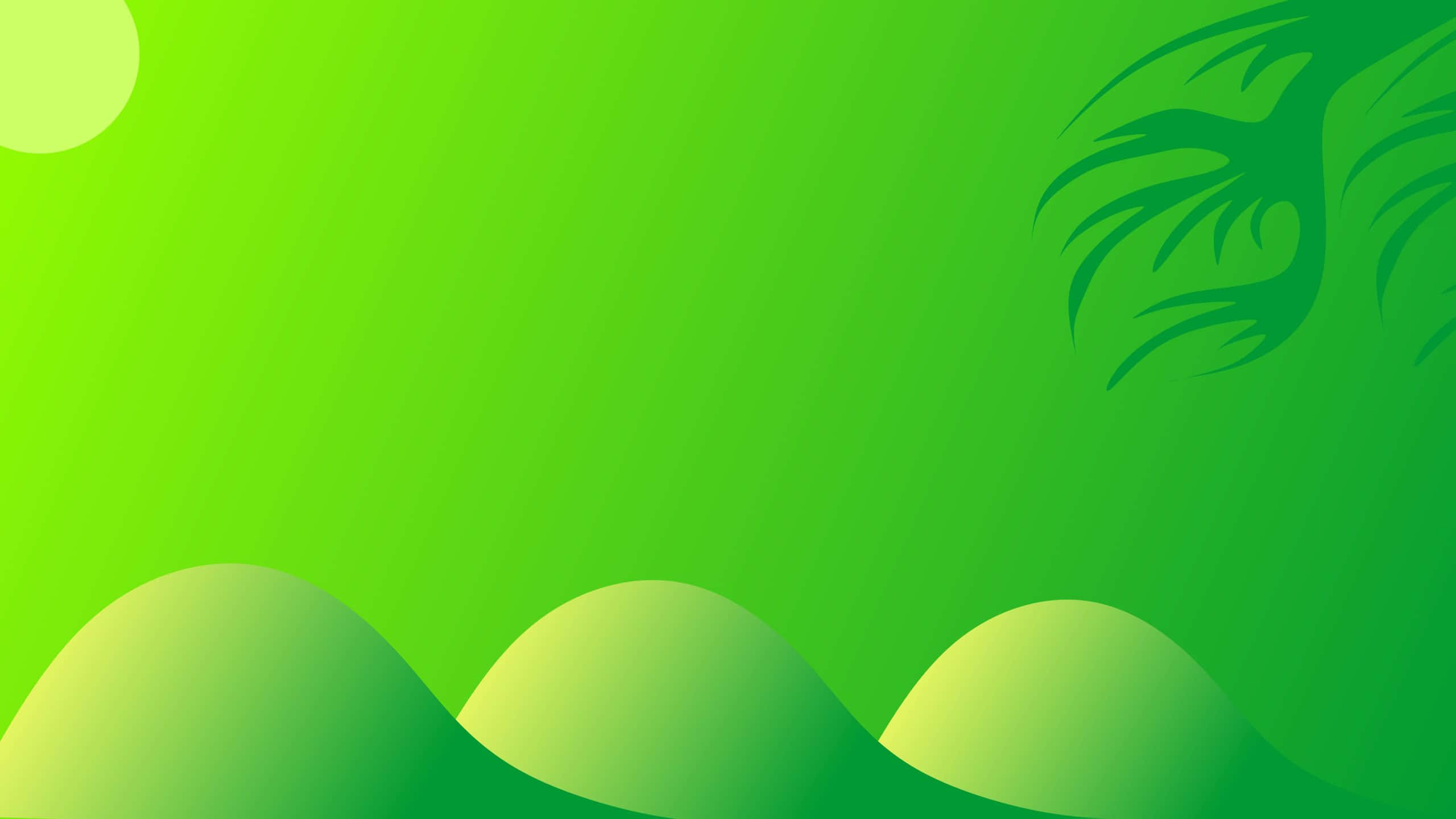 浅绿丘陵数字艺术背景 壁纸