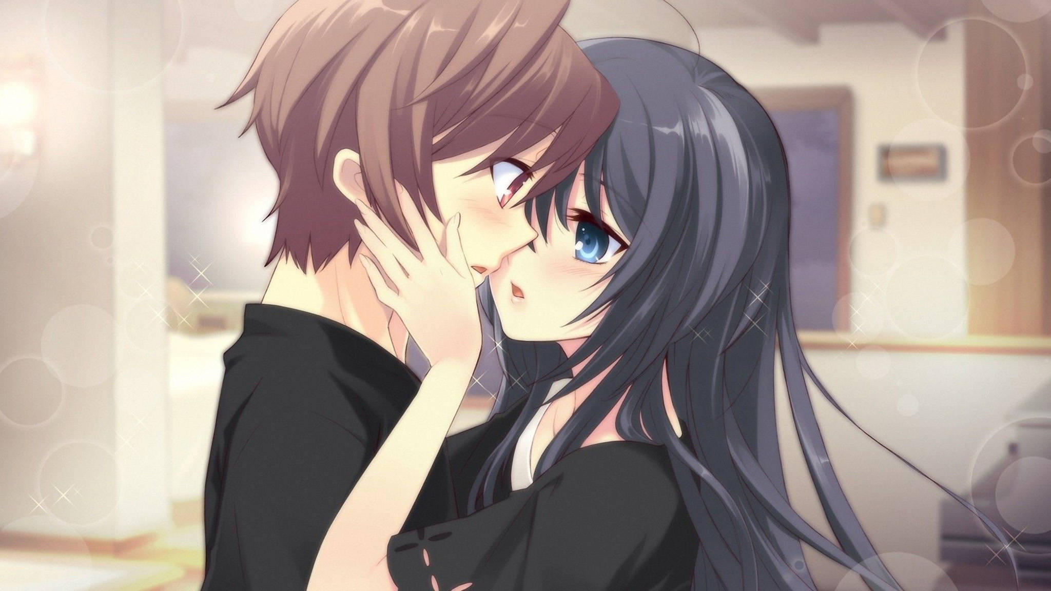 浪漫动漫女同情侣 壁纸