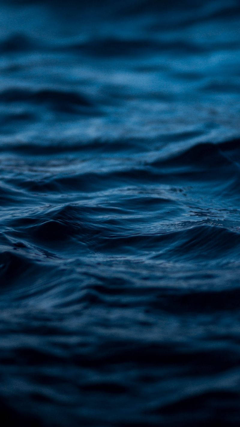 海浪美学深蓝高清 壁纸
