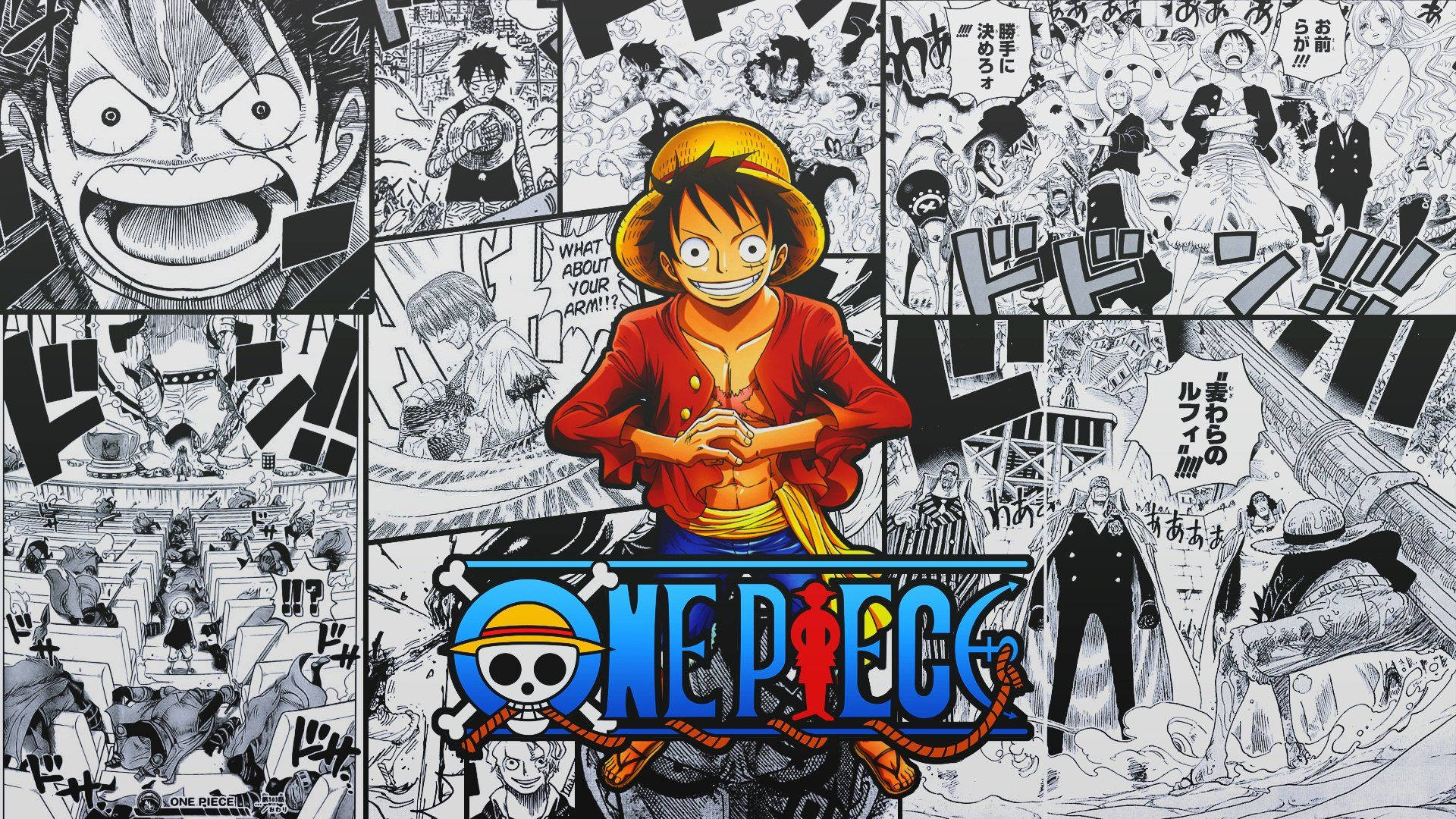 海贼王路飞漫画分镜 壁纸