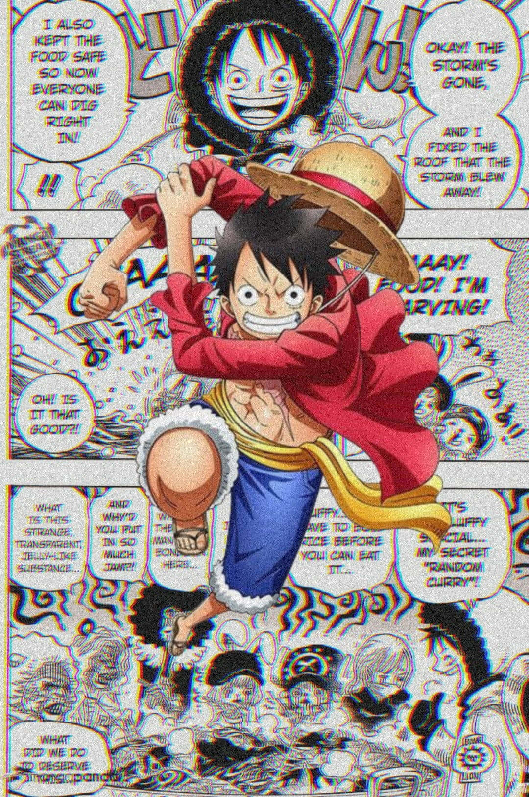 海贼王路飞美学漫画 壁纸