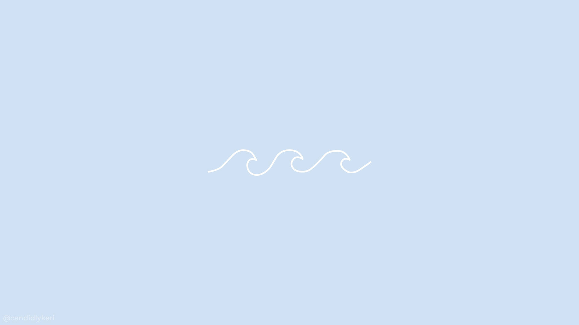 淡蓝色波浪背景