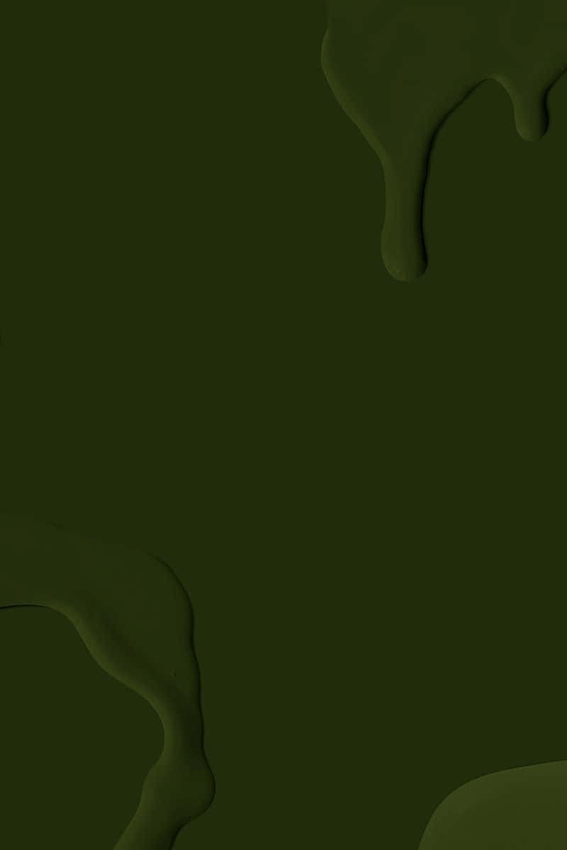 深橄榄绿滴落效果背景 壁纸