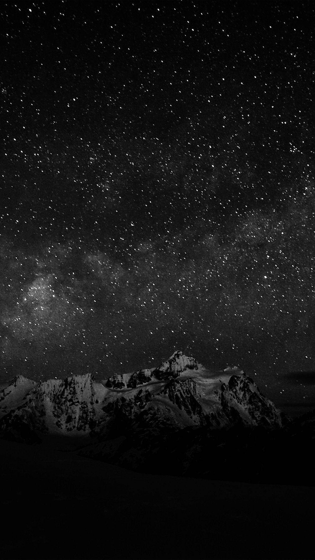 深色安卓星空之夜 壁纸
