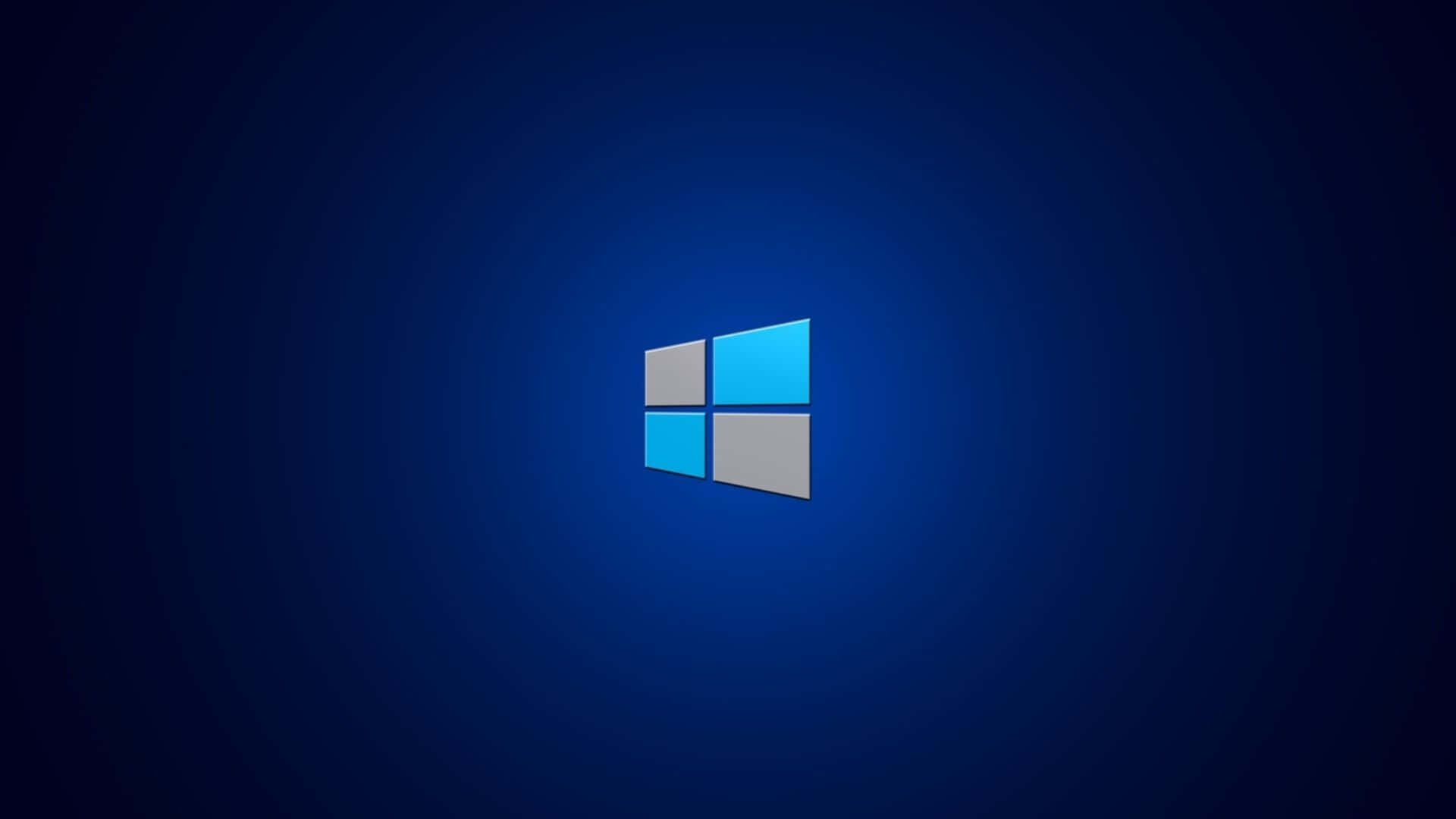 深色背景上的Windows标志 壁纸