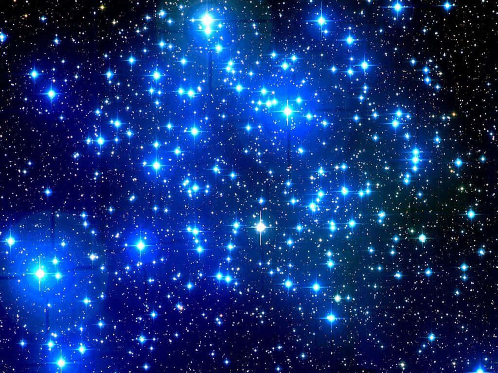 深蓝星光宇宙 壁纸