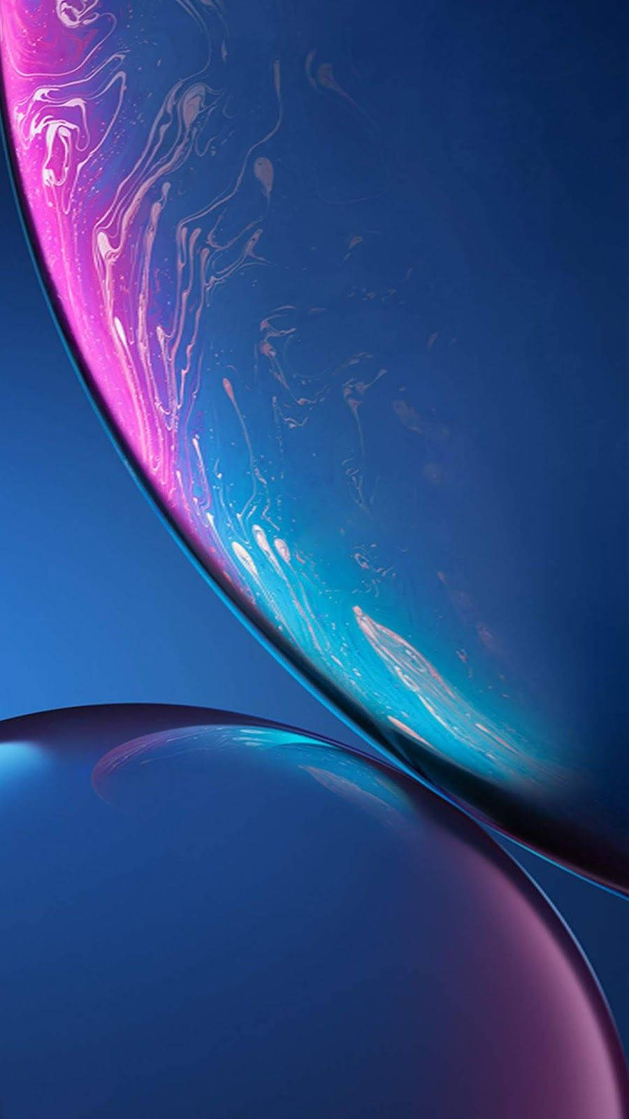 深蓝色iPhone锁屏壁纸 壁纸