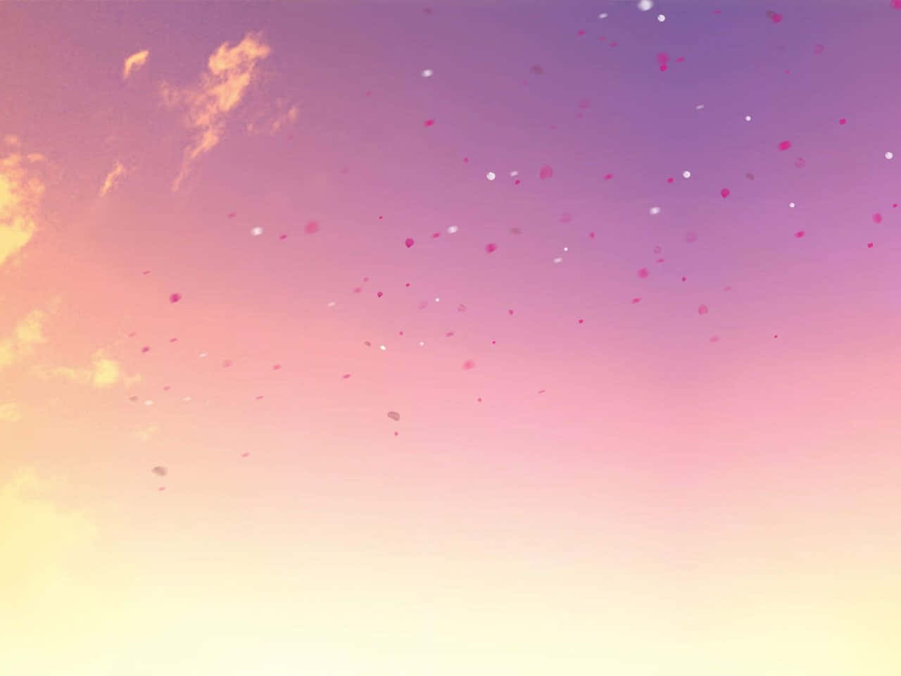 渐变天空粉色柔和背景 壁纸