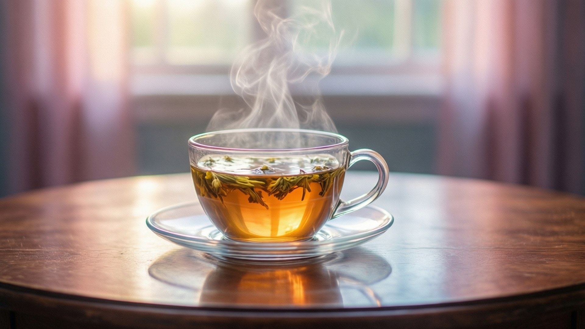 温馨晨茶 壁纸