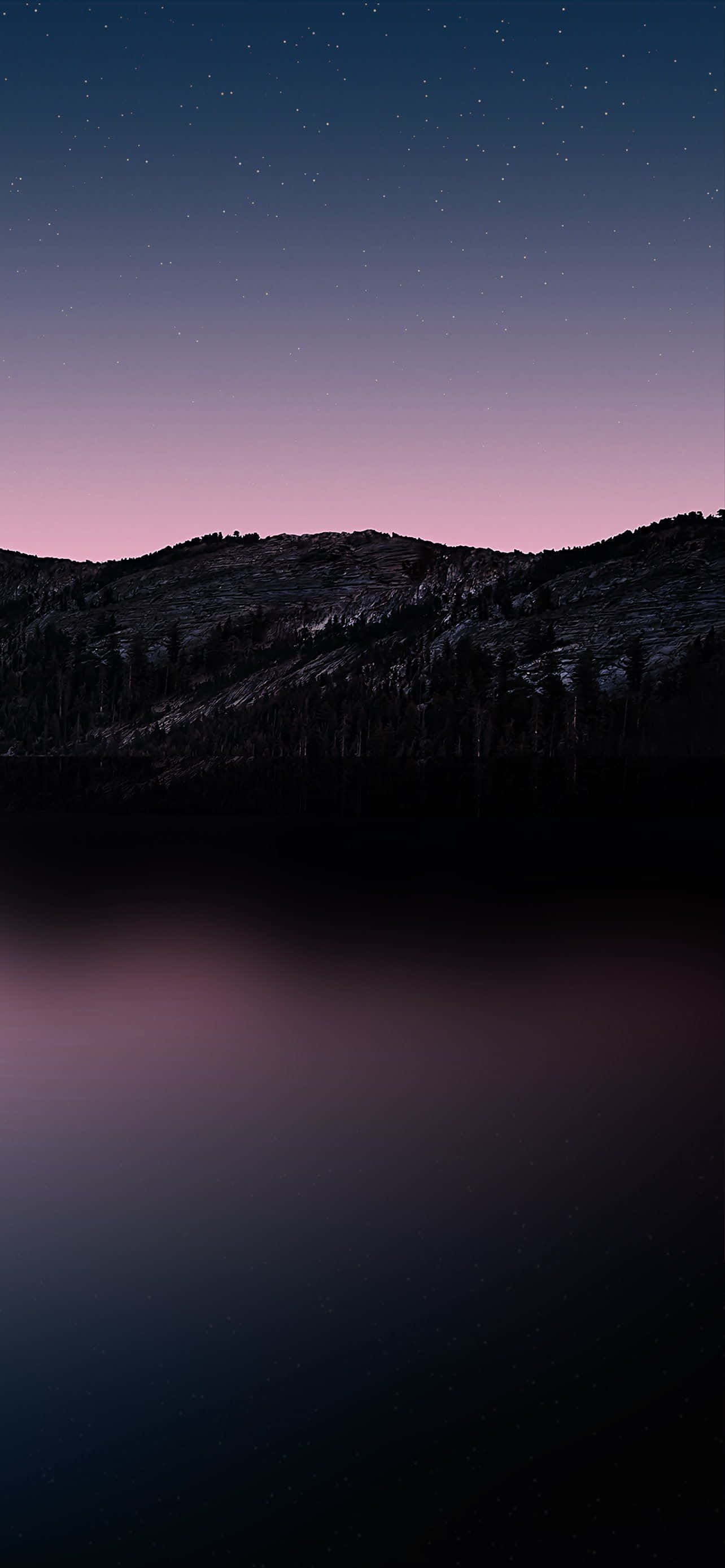 湖与山景 壁纸