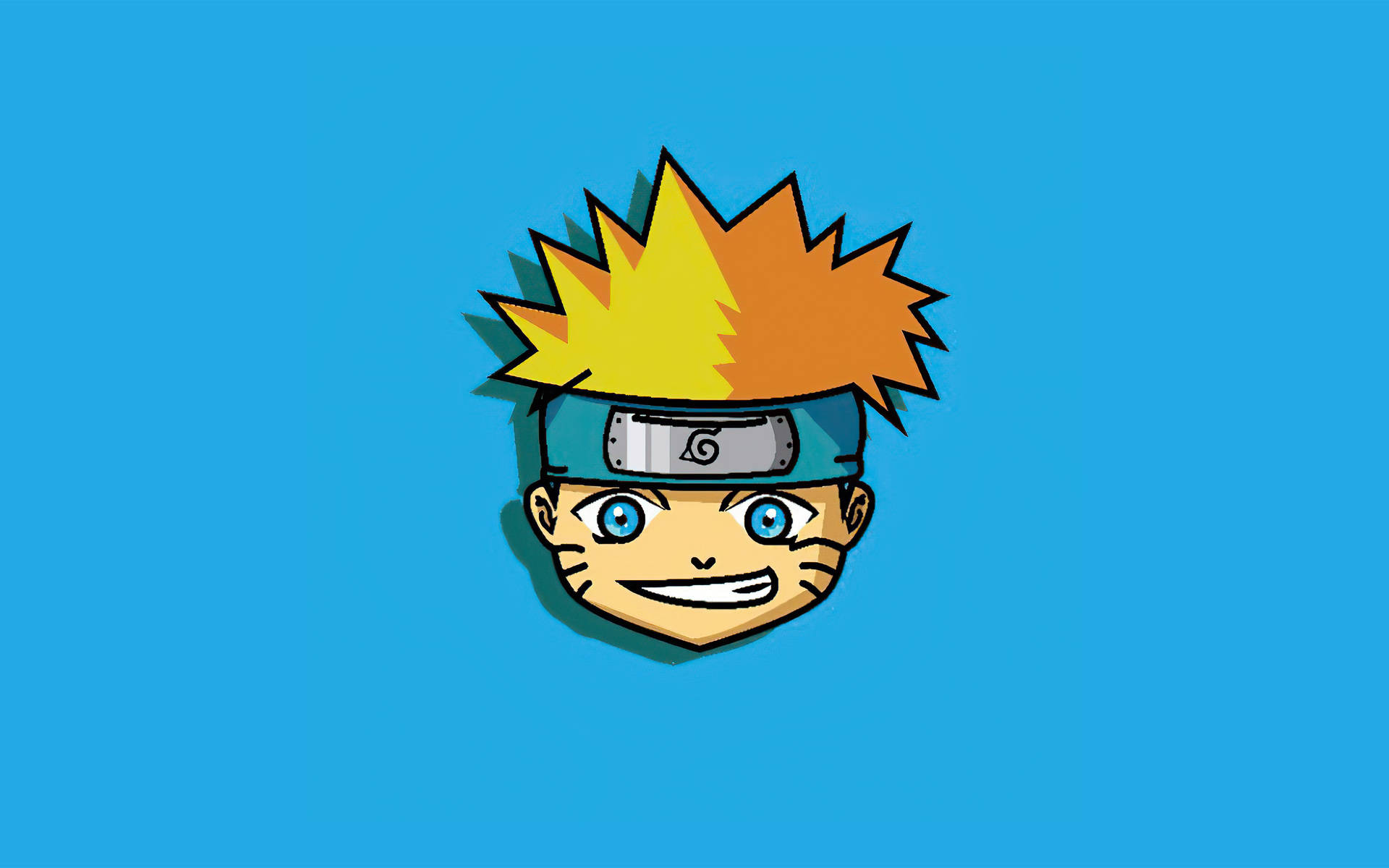 漩涡鸣人小头像艺术 壁纸