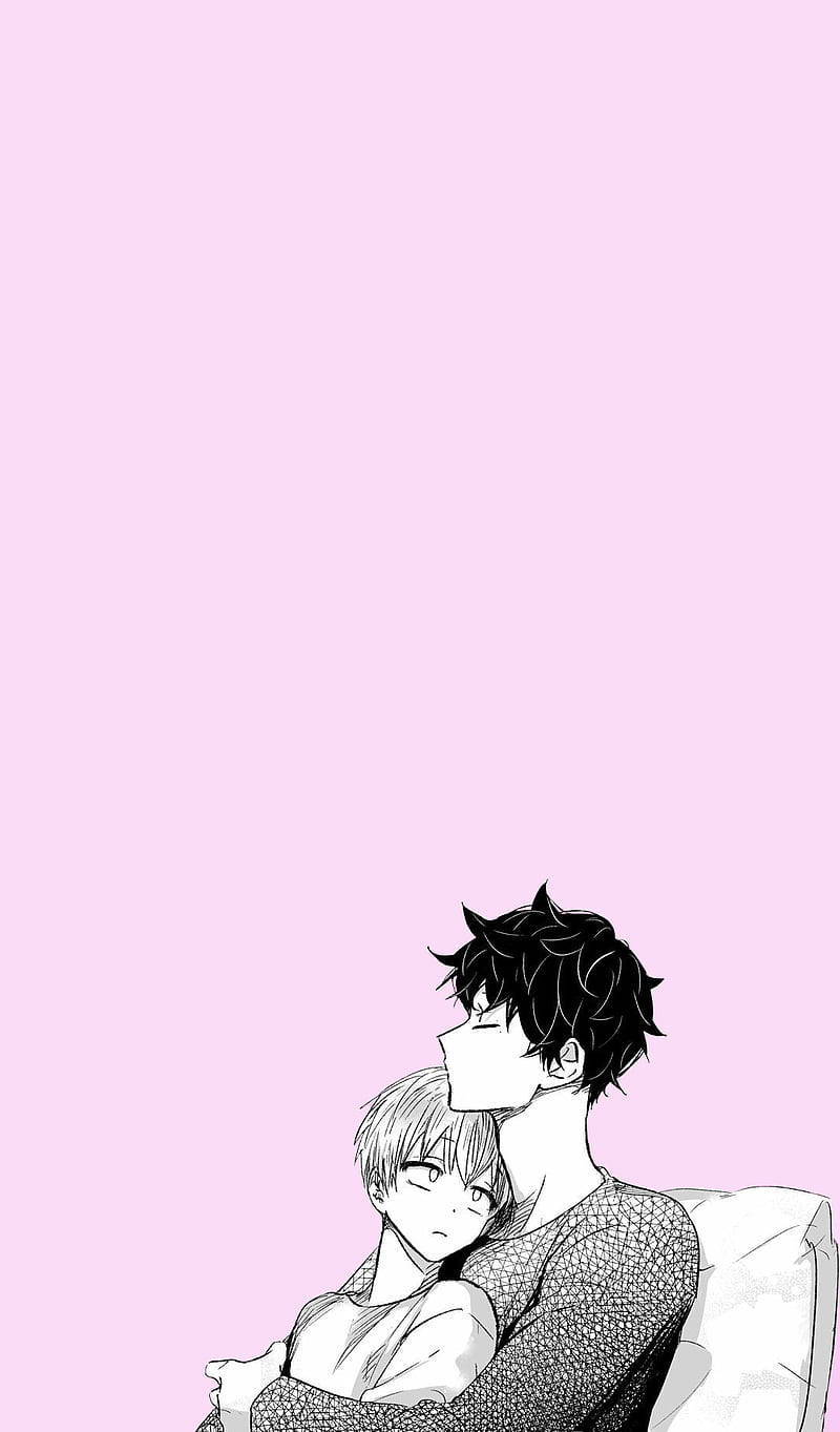 漫画男男情侣插画 壁纸