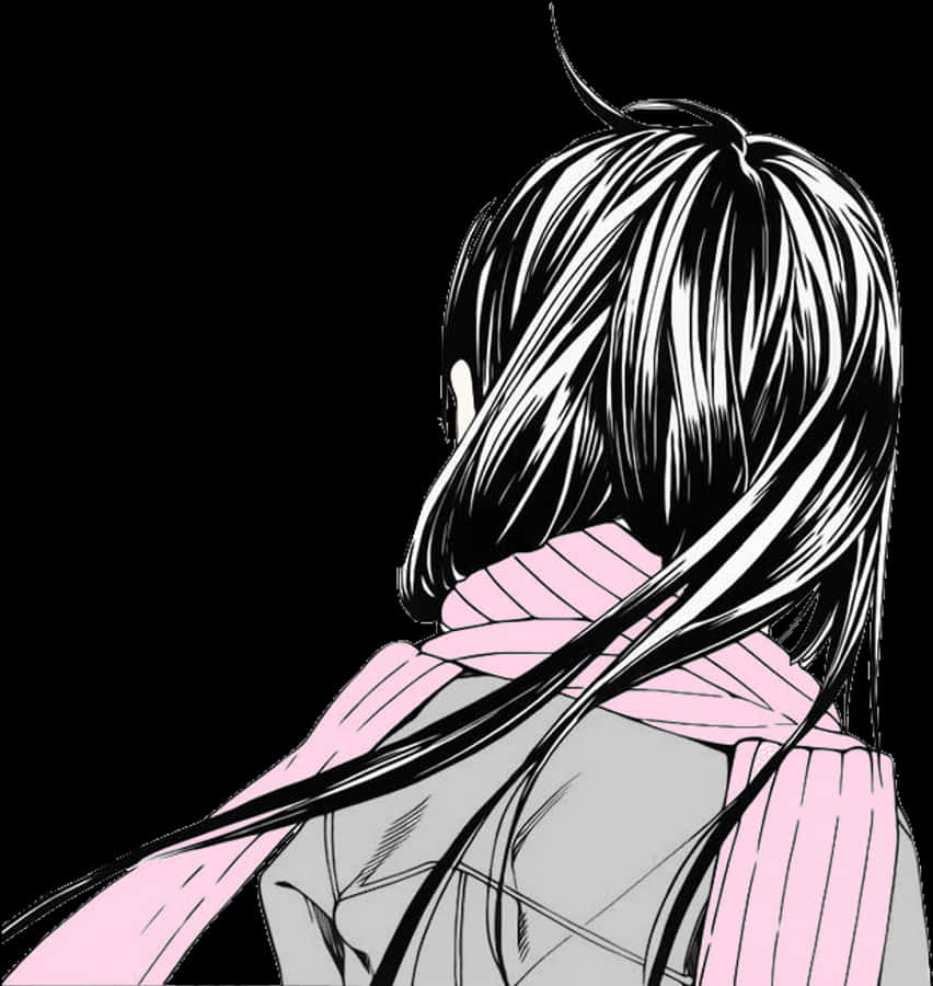 漫画风格侧面人物 壁纸