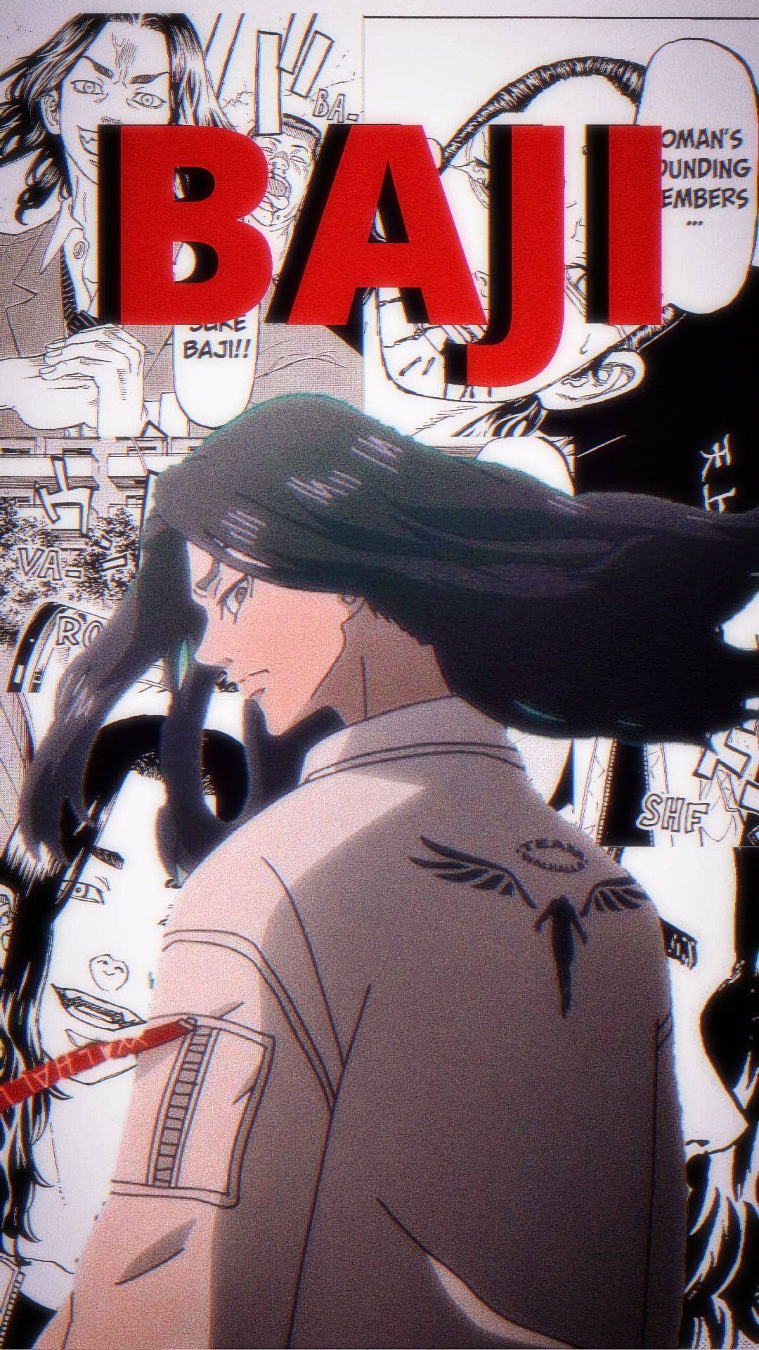 漫画风格场东卍 壁纸