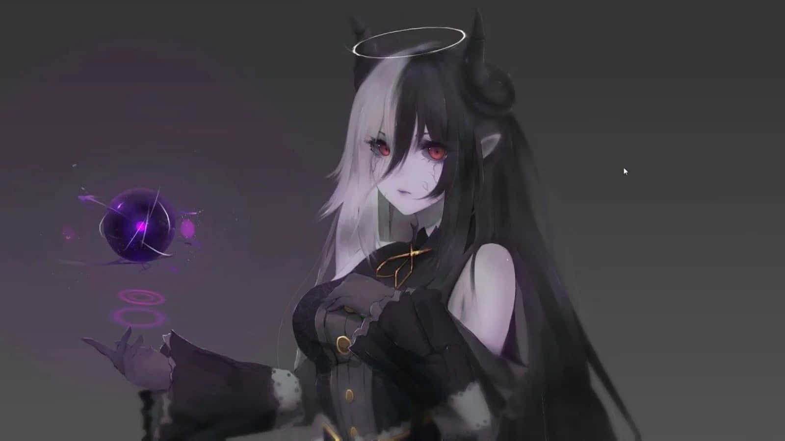 潜伏在阴影中的动漫恶魔 壁纸
