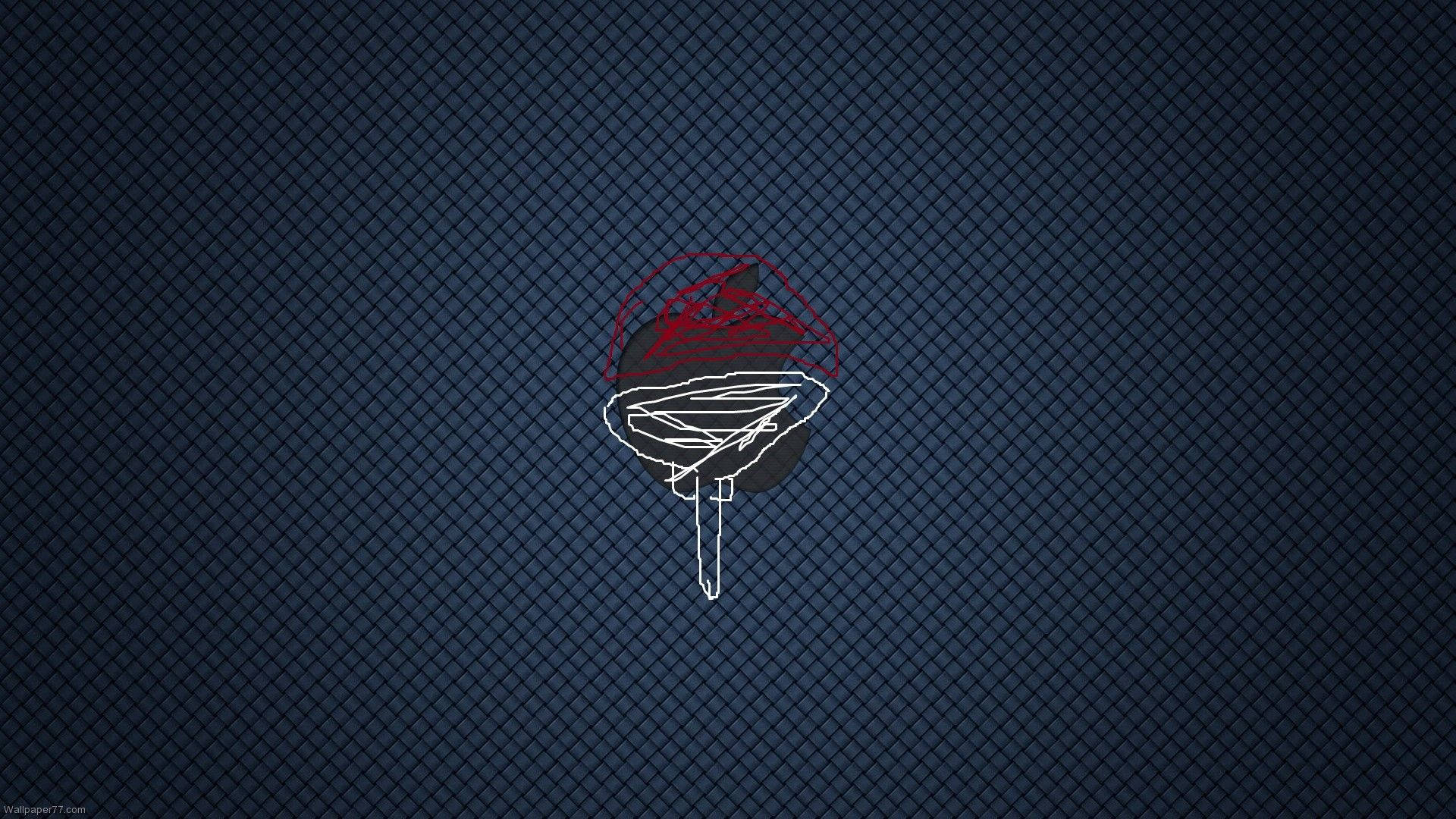 火影忍者标志与苹果Logo 壁纸