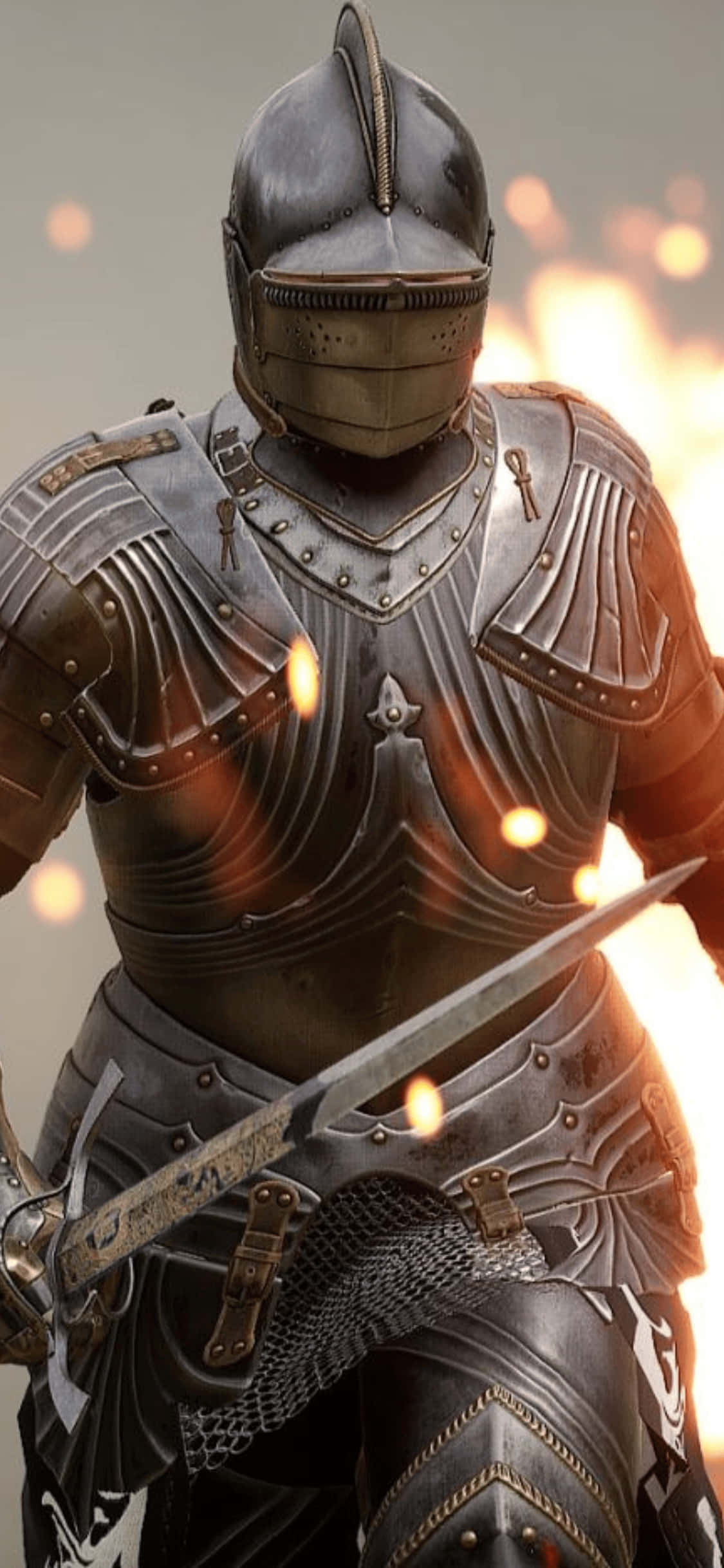 火焰效果 iPhone Xs Mordhau 背景 壁纸