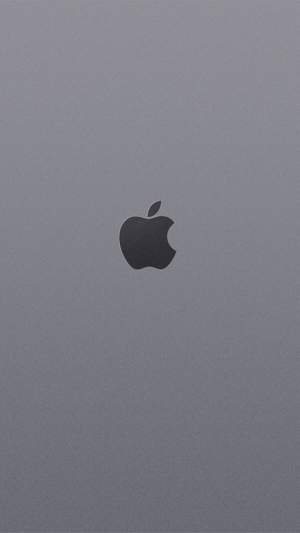 灰色iPhone苹果标志 壁纸