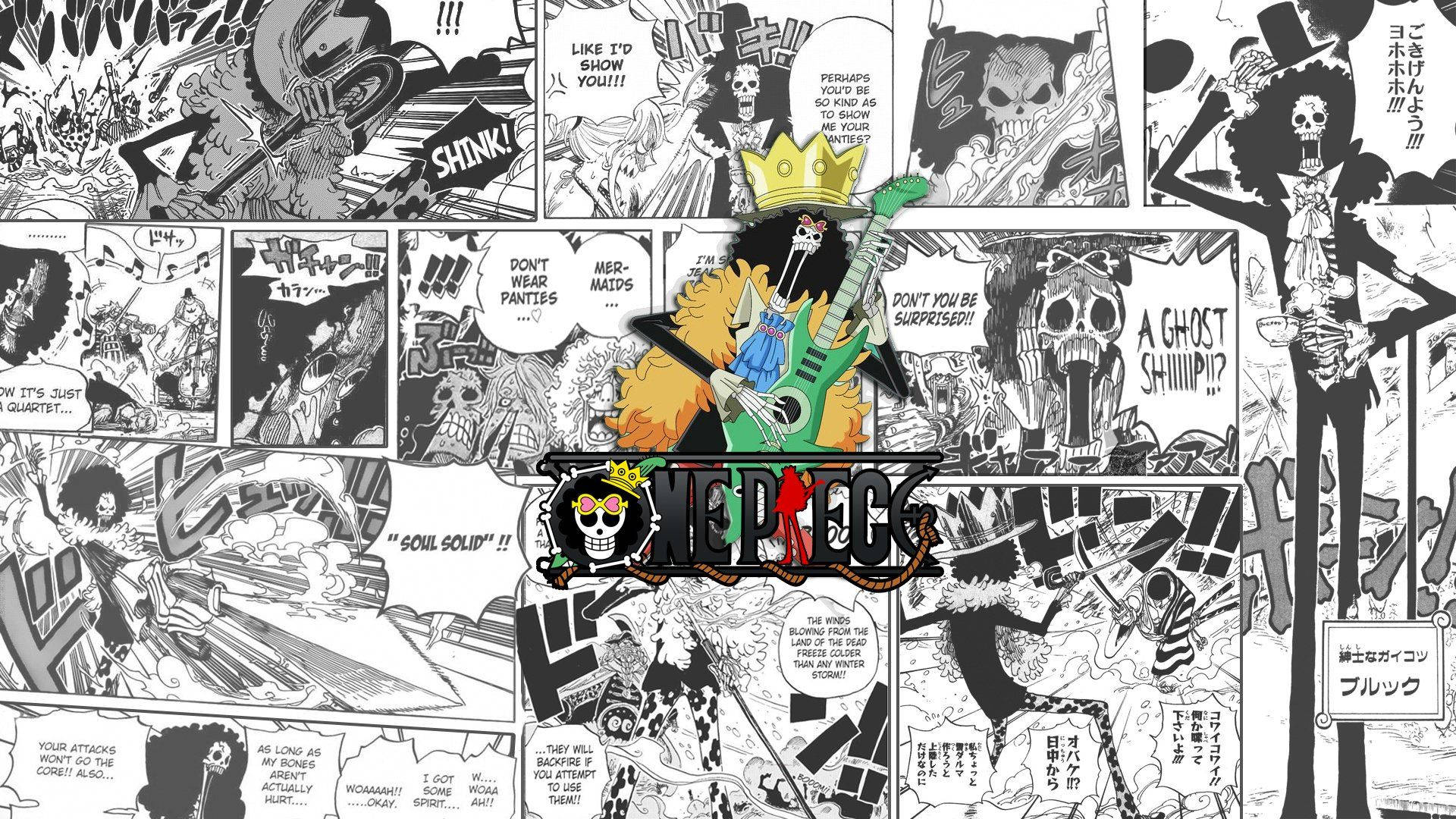 灵魂之王布鲁克漫画面板 壁纸