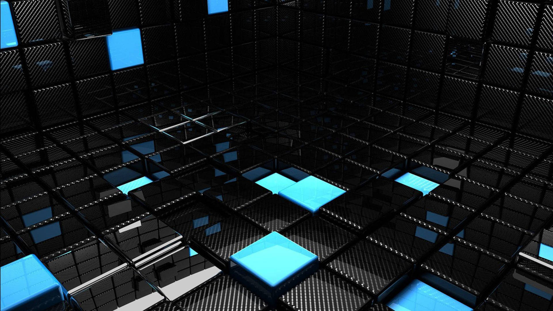 炫酷3D立方体艺术壁纸