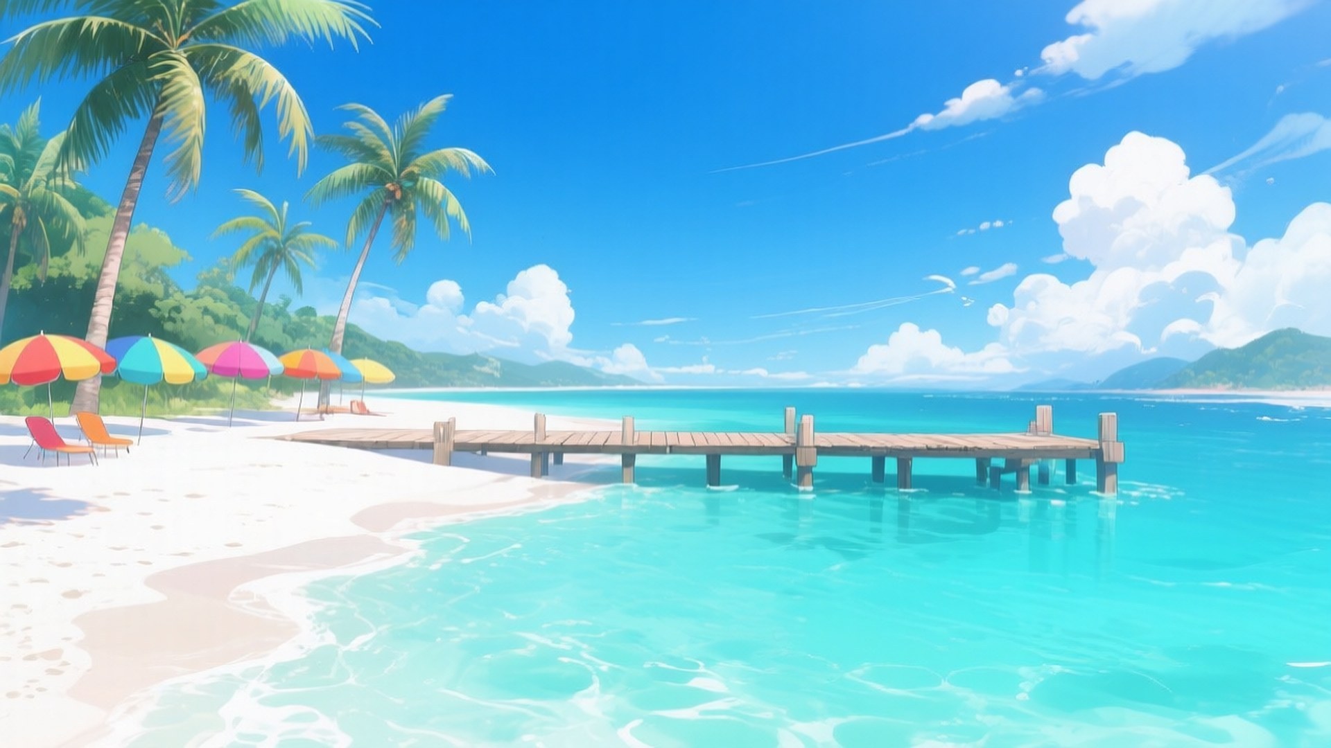 热带海滩天堂 壁纸