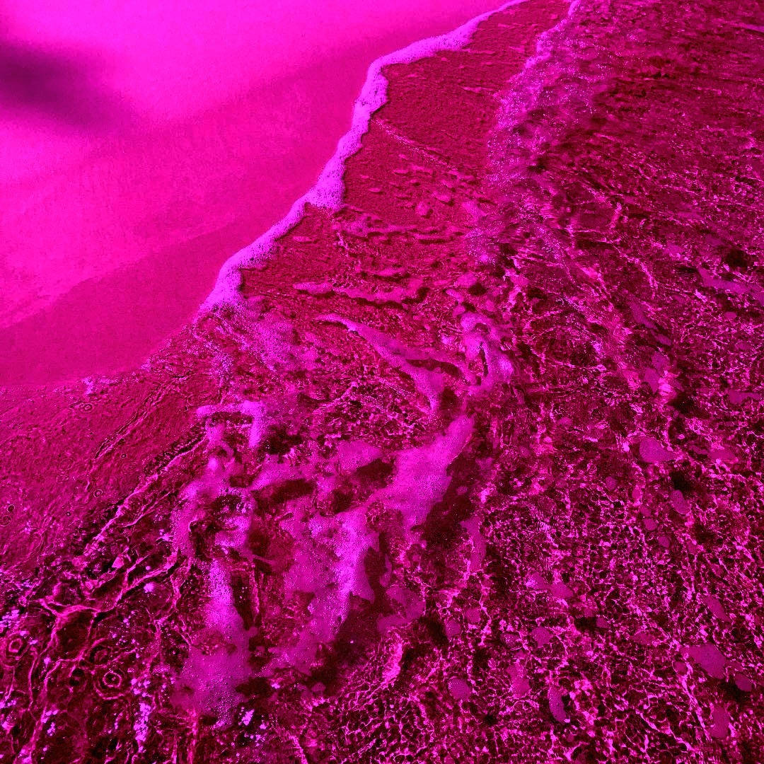 热粉美学海岸线 壁纸