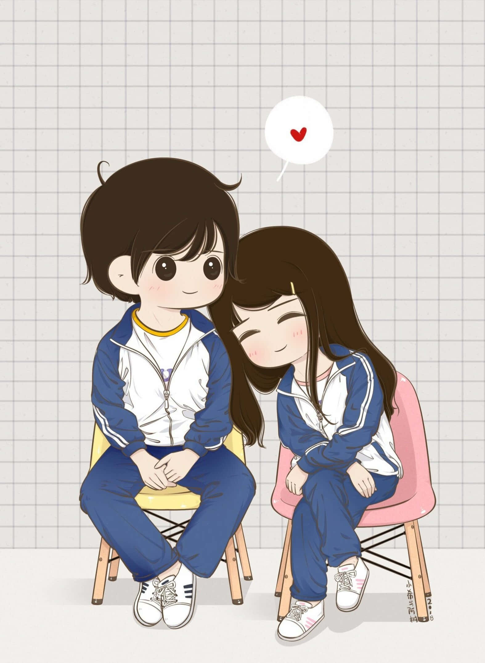 爱的拥抱：浪漫情侣的甜蜜瞬间 壁纸