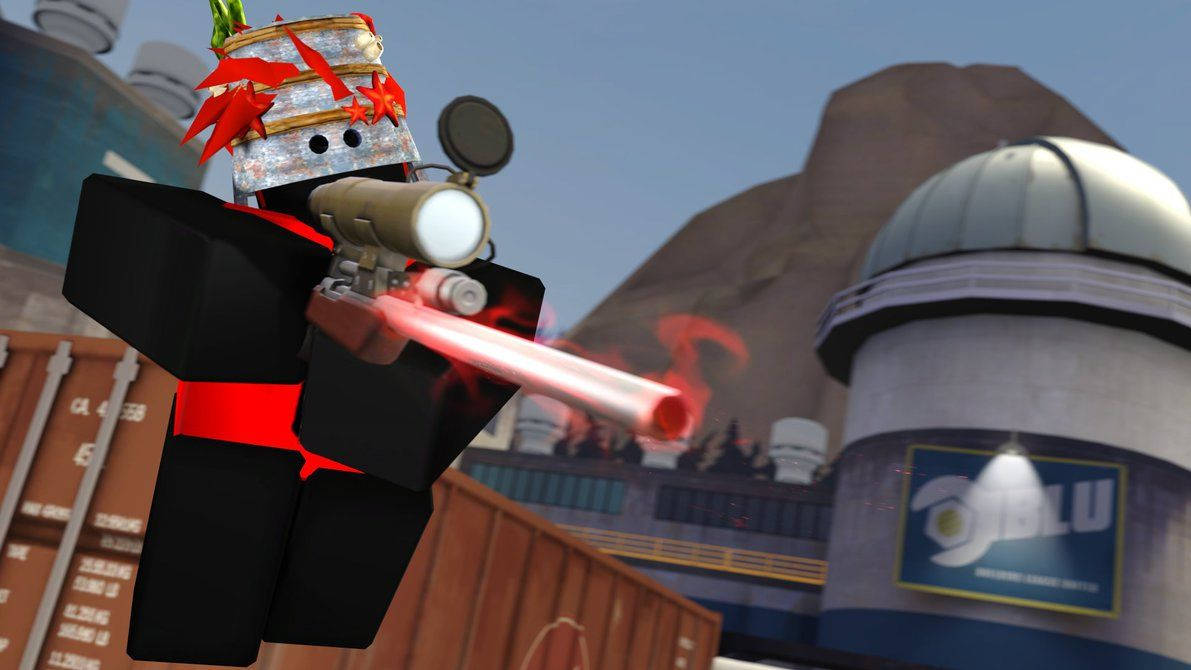 Roblox中狙击手角色的高清壁纸