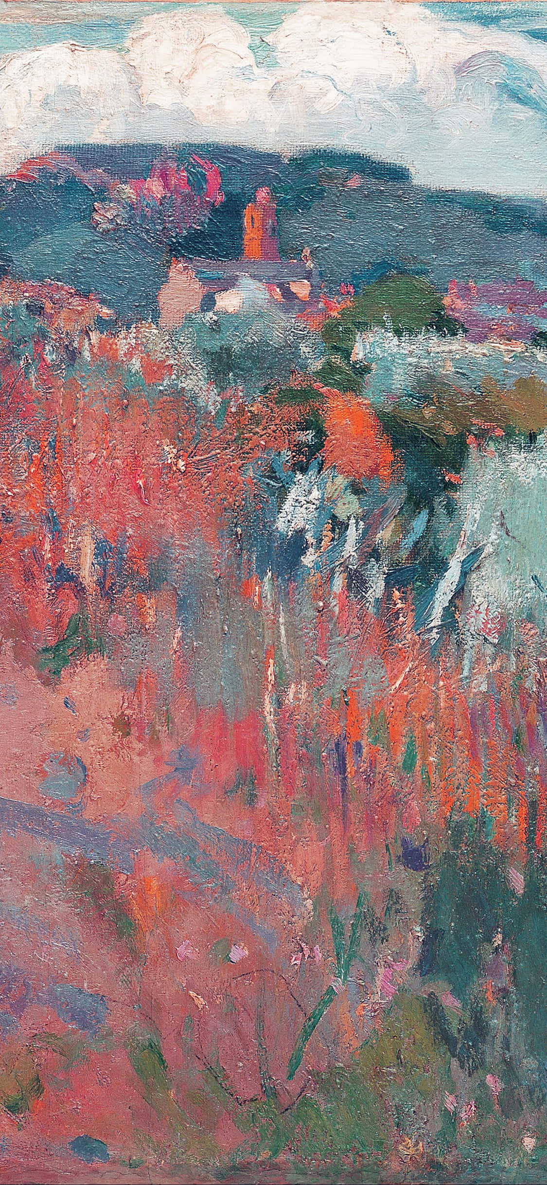 独特的iPhone抽象水彩画 壁纸