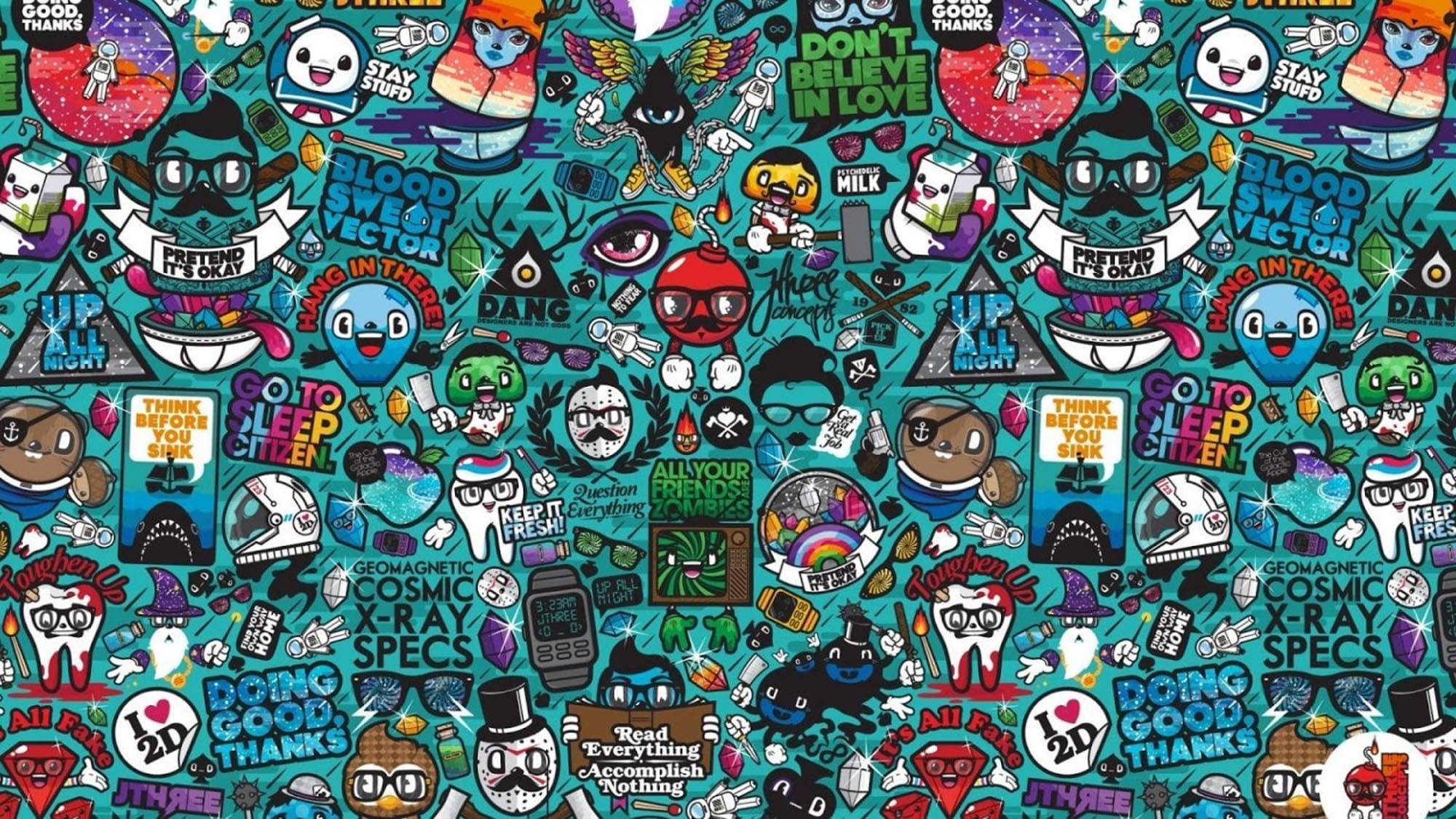 独立美学矢量图 壁纸