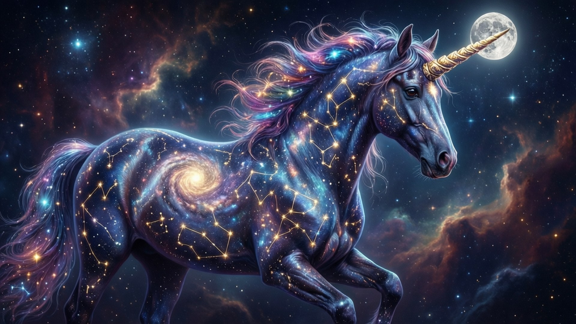 独角兽星座 壁纸