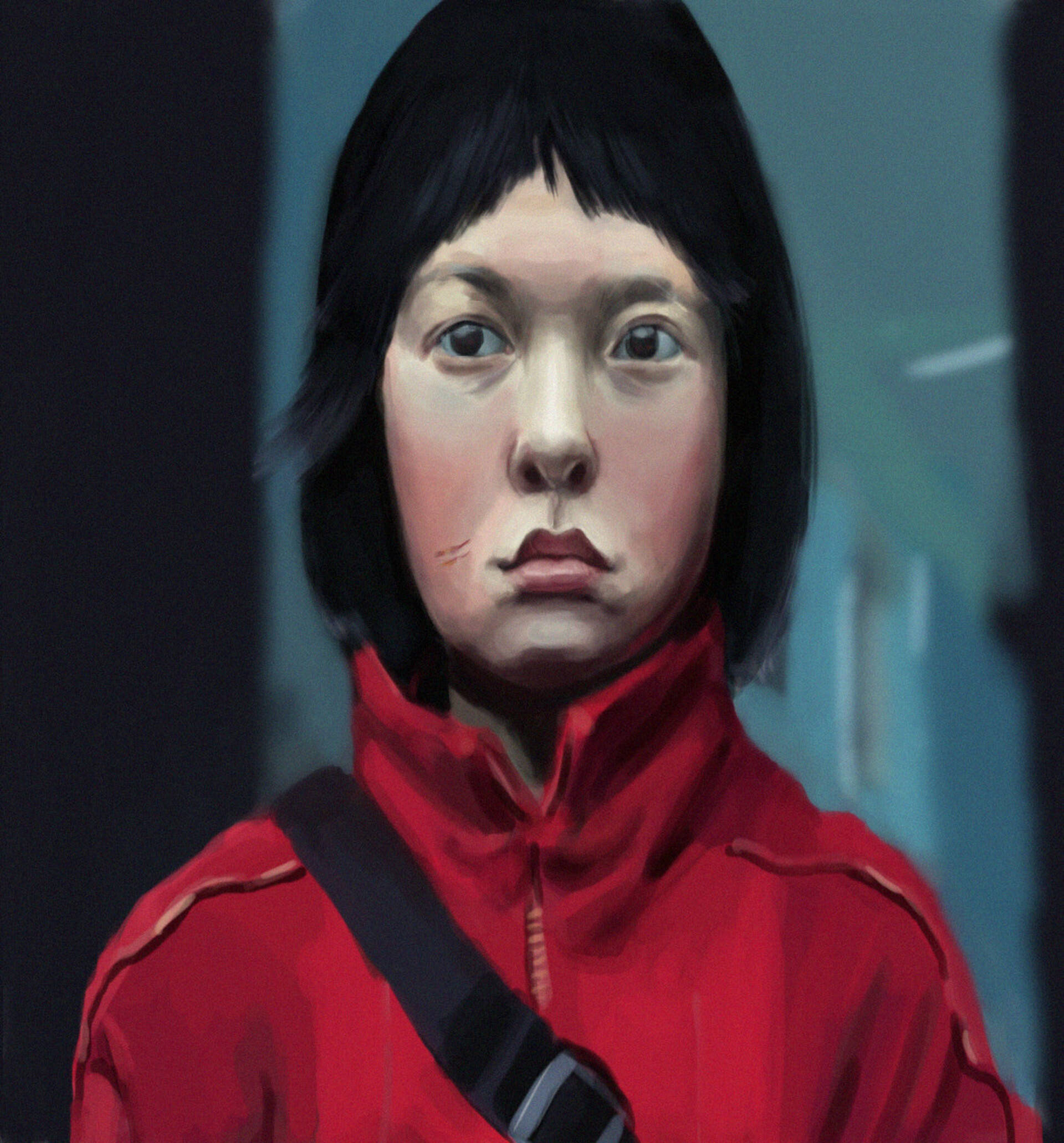 玉子中的美子绘画艺术 壁纸