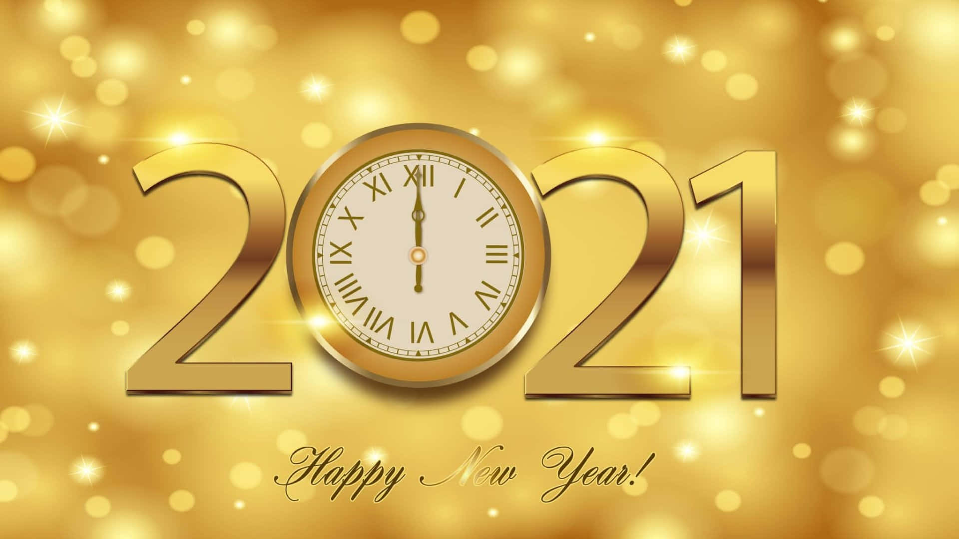 璀璨闪耀2021：新年快乐庆典 壁纸