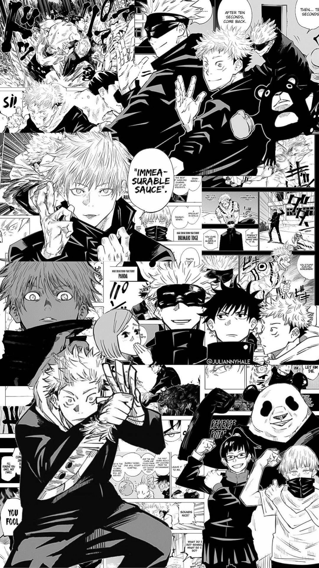 咒术回战黑白漫画壁纸