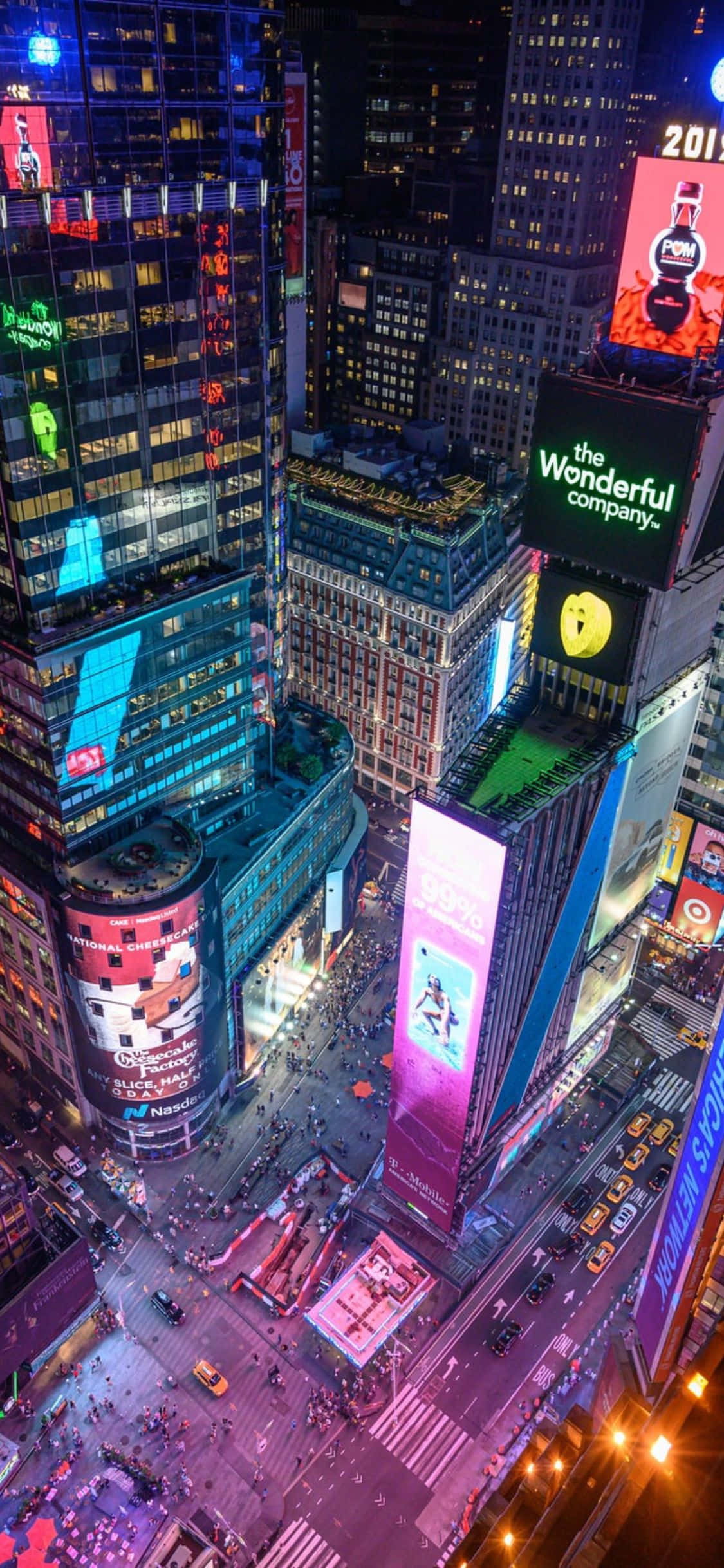 用iPhone X拍摄纽约市著名天际线 壁纸