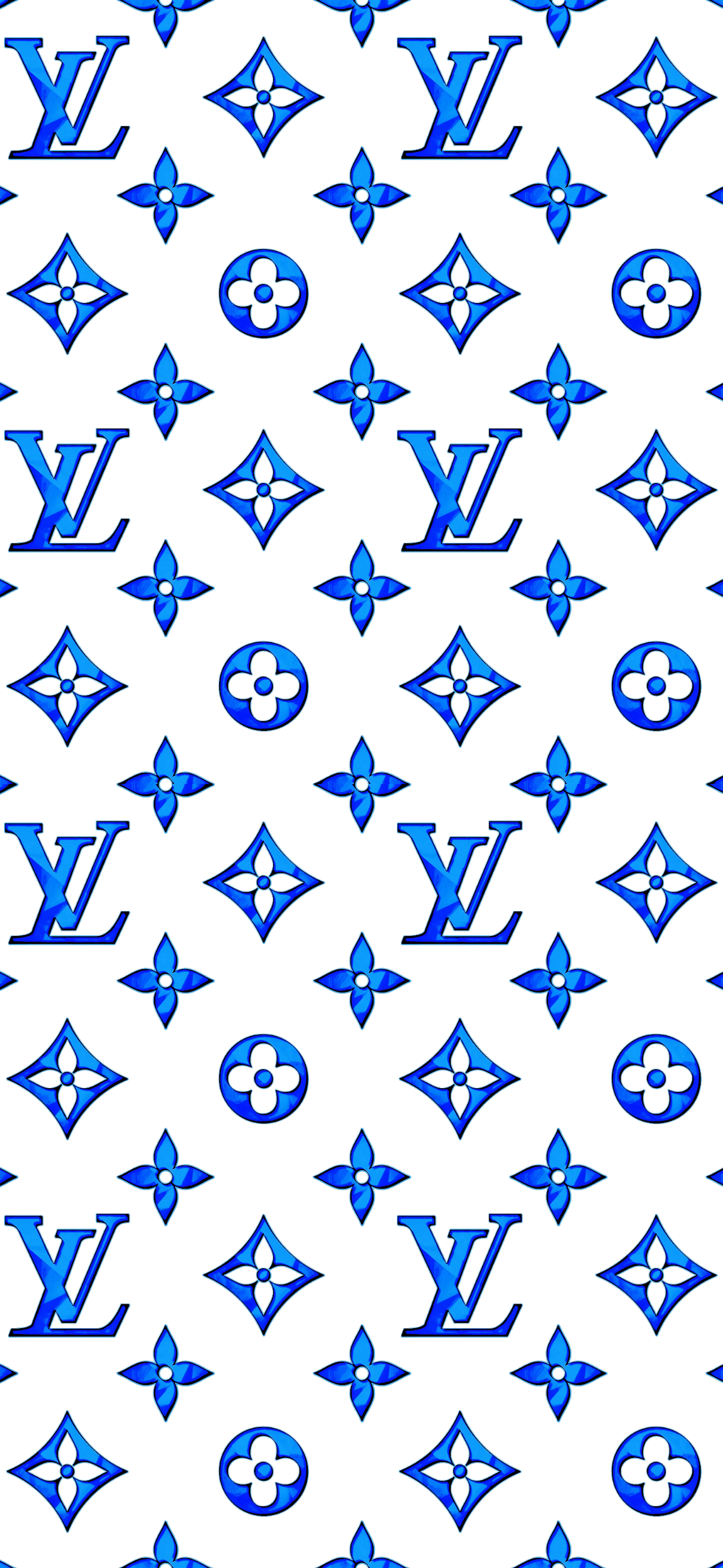 “用路易威登蓝色打造时尚奢华的宣言” 壁纸