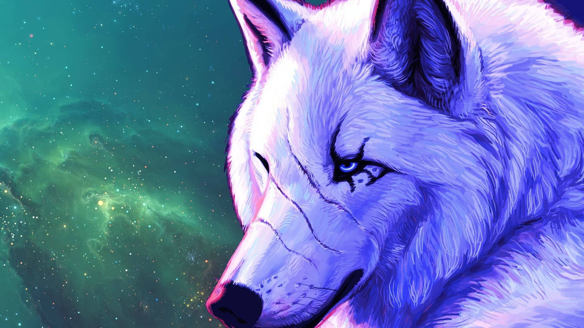 疤痕银河狼幻想 壁纸