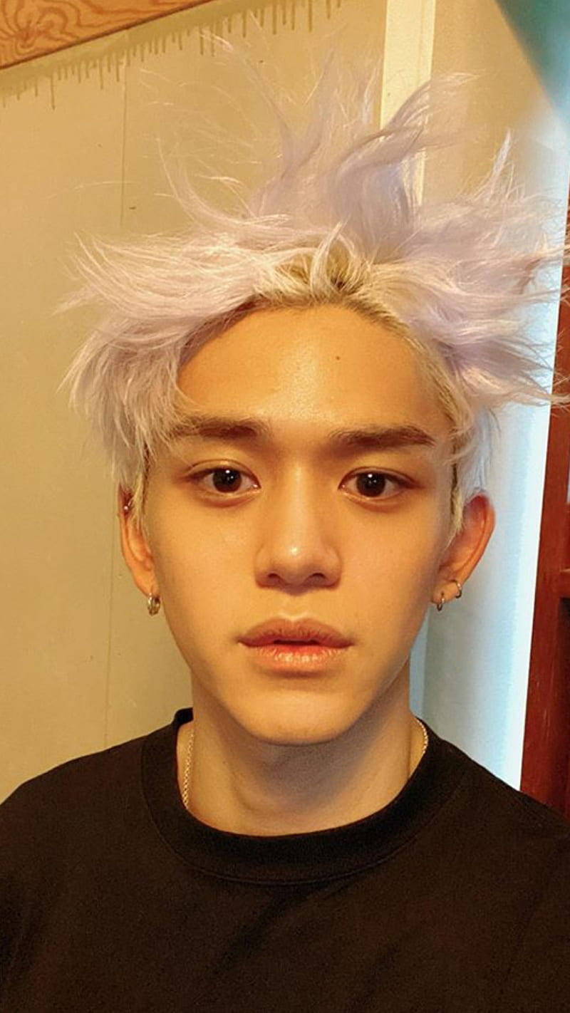 白发NCT Lucas 壁纸