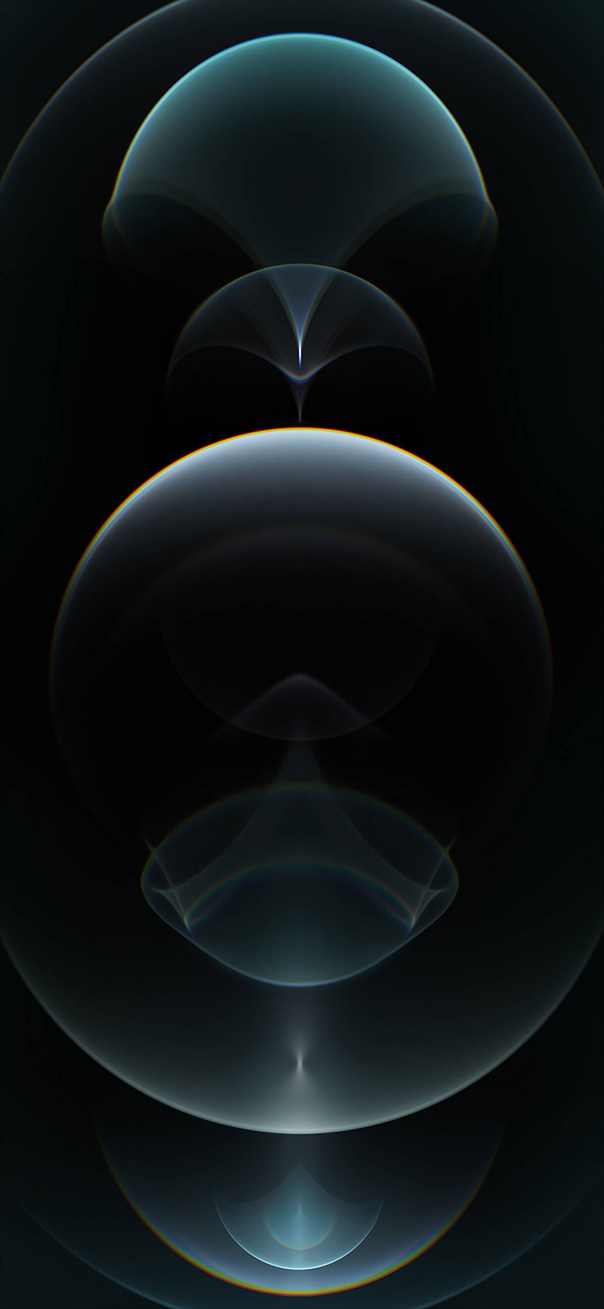 白色 iPhone 12 Pro 简约设计 壁纸