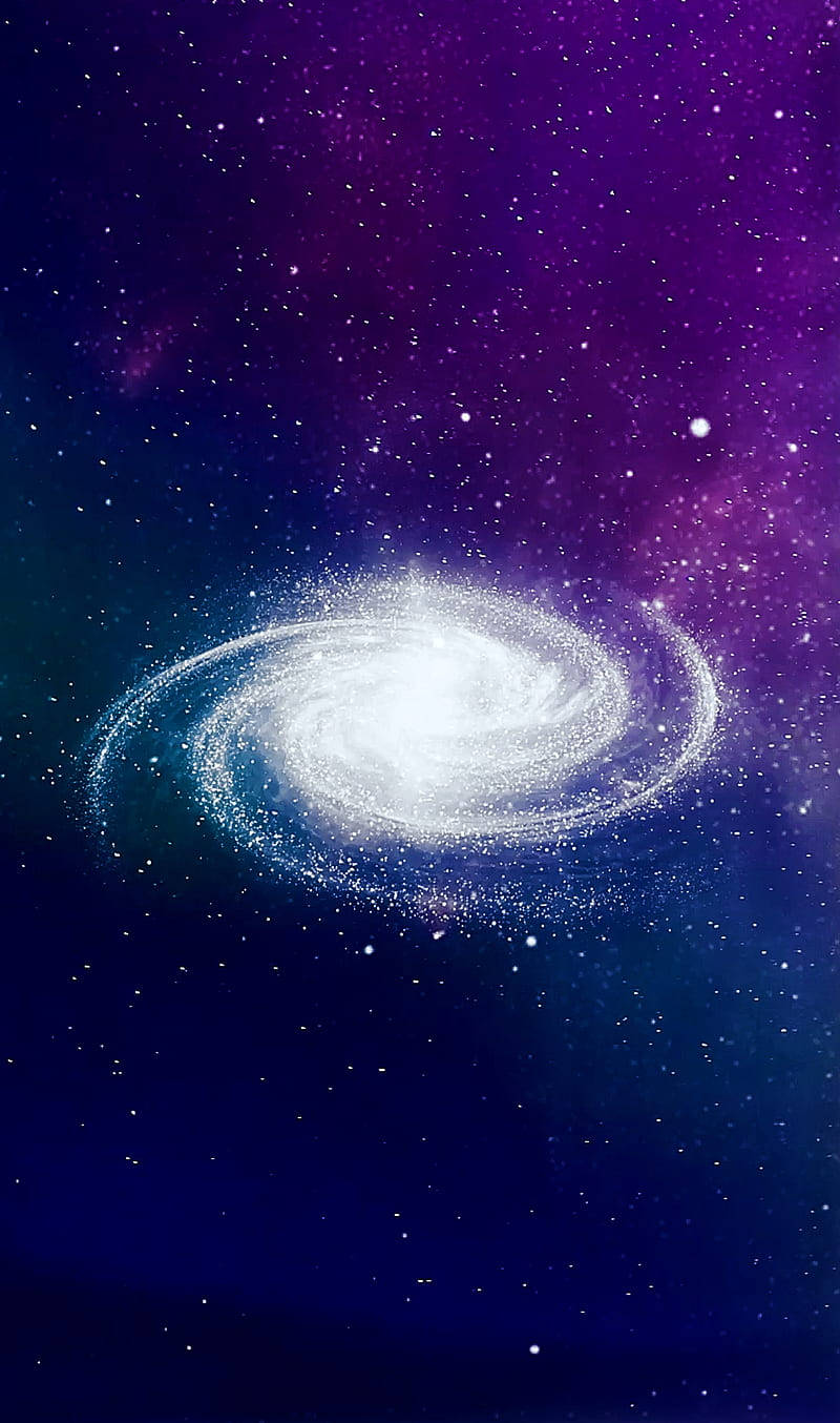 白色螺旋星系动态壁纸 壁纸