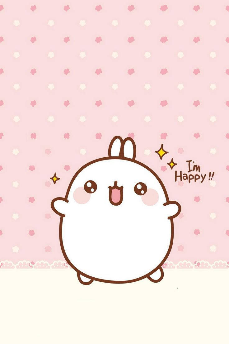 快乐兔子 Molang 可爱壁纸
