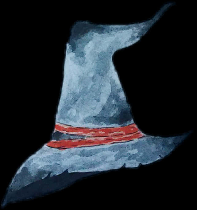 神秘女巫帽插画 壁纸