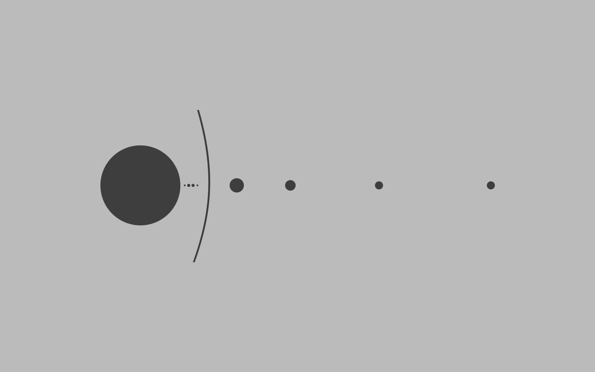 科学桌面简约太阳系 壁纸