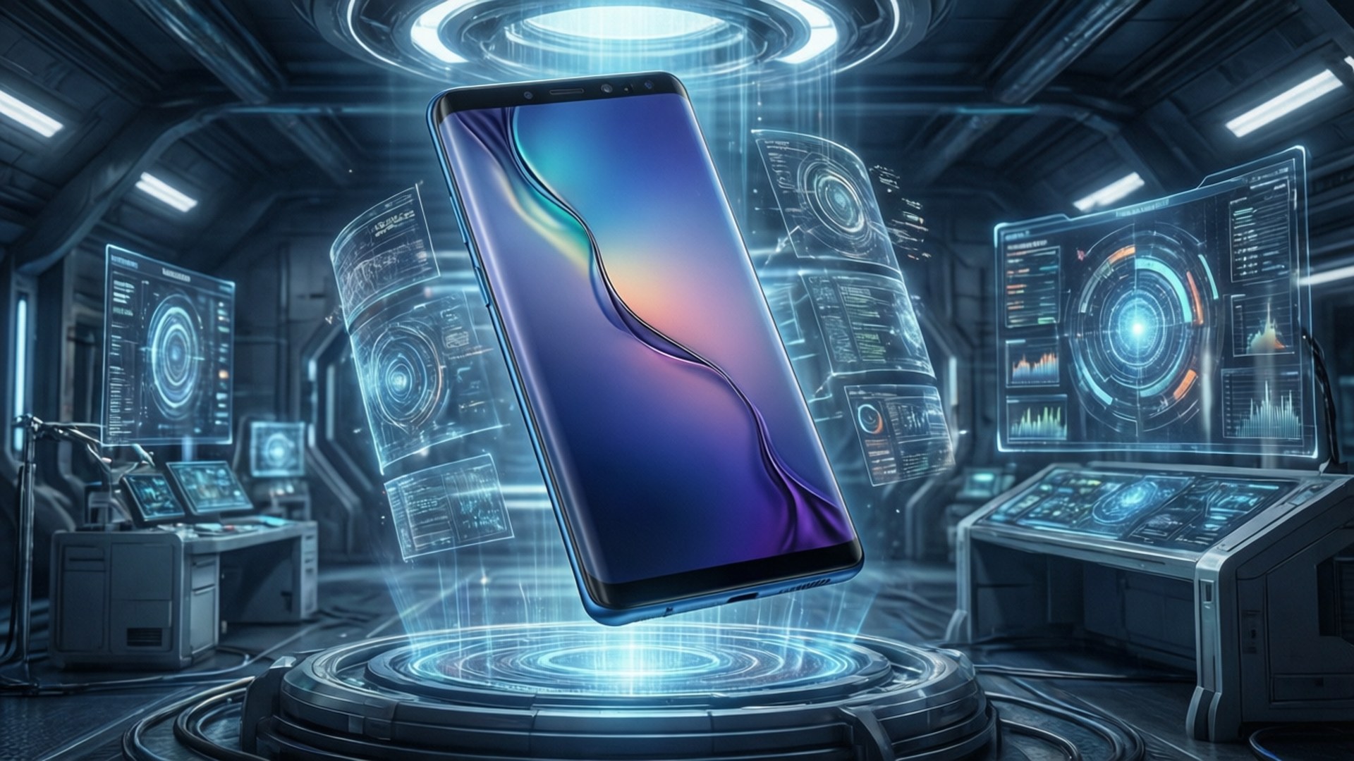 科技实验室Galaxy S10 壁纸